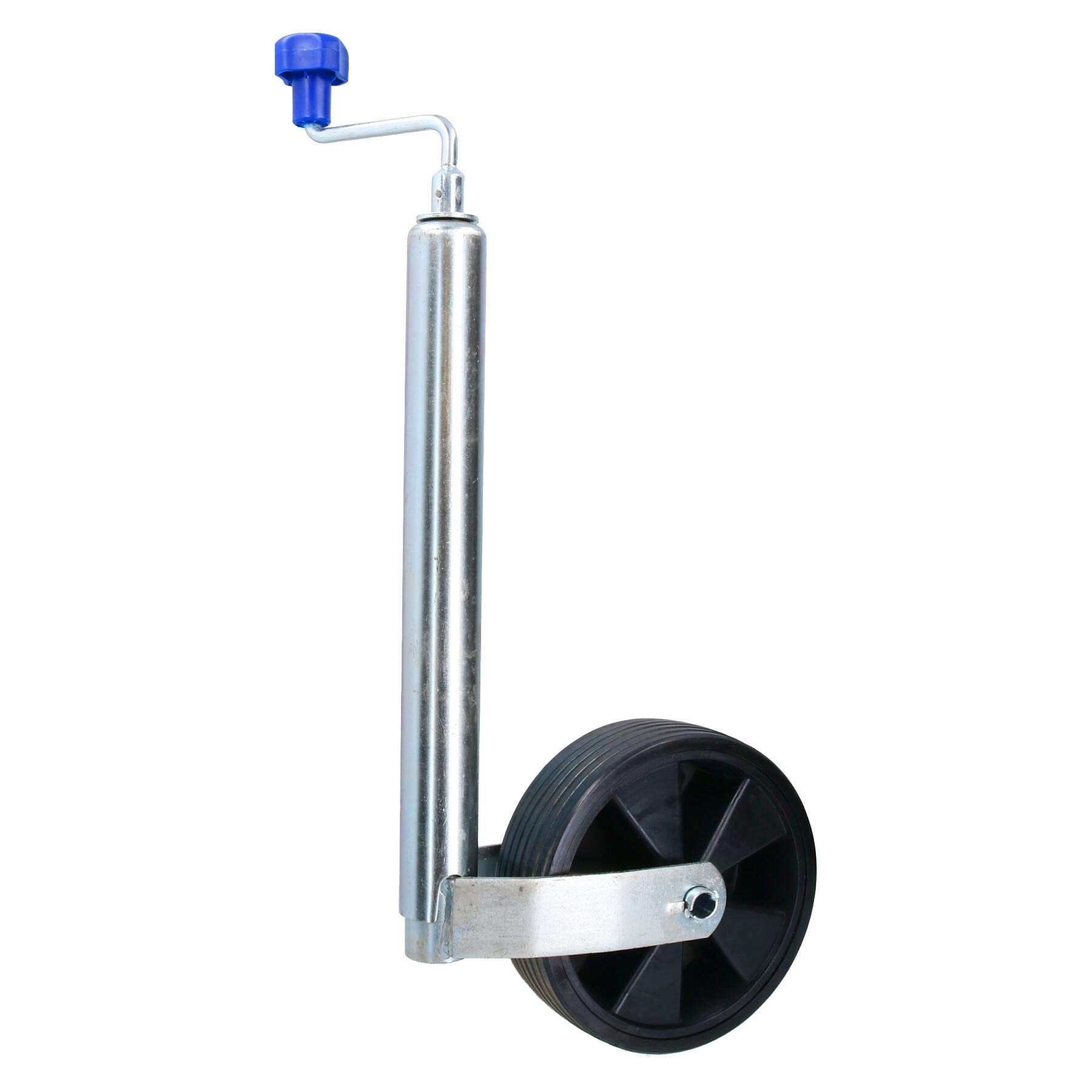 AB Tools Heavy-Duty Caravan Jockey Wheel - 48mm Shaft with 210mm Wide Wheel for Smooth Trailer Maneuvering | Perfect for RV, Camper & Boat Trailers