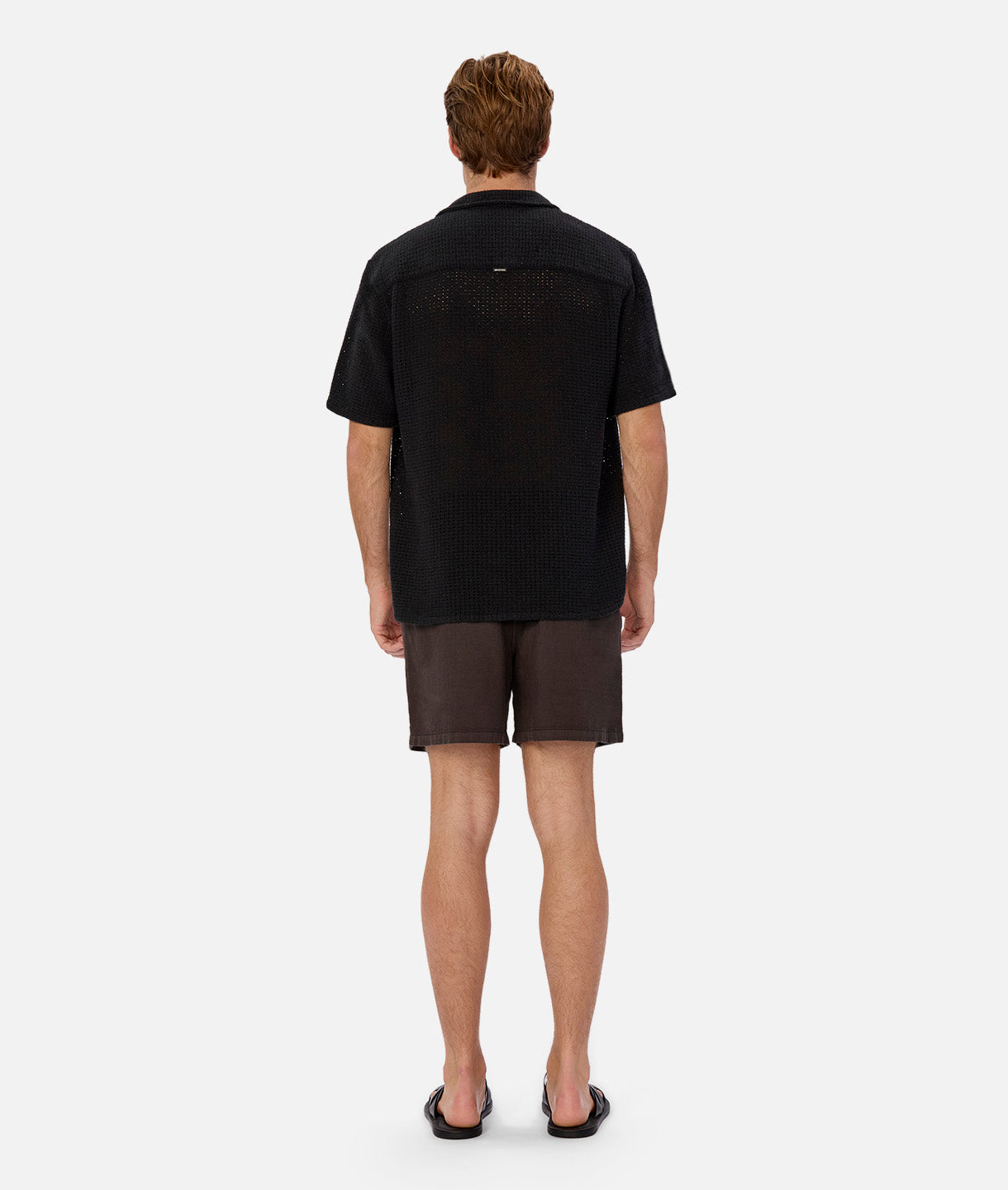 Egnazia Short Sleeve Shirt for Men - Classic Black Cotton Casual Tee | Perfect for Everyday Wear, Office & Outdoor Activities