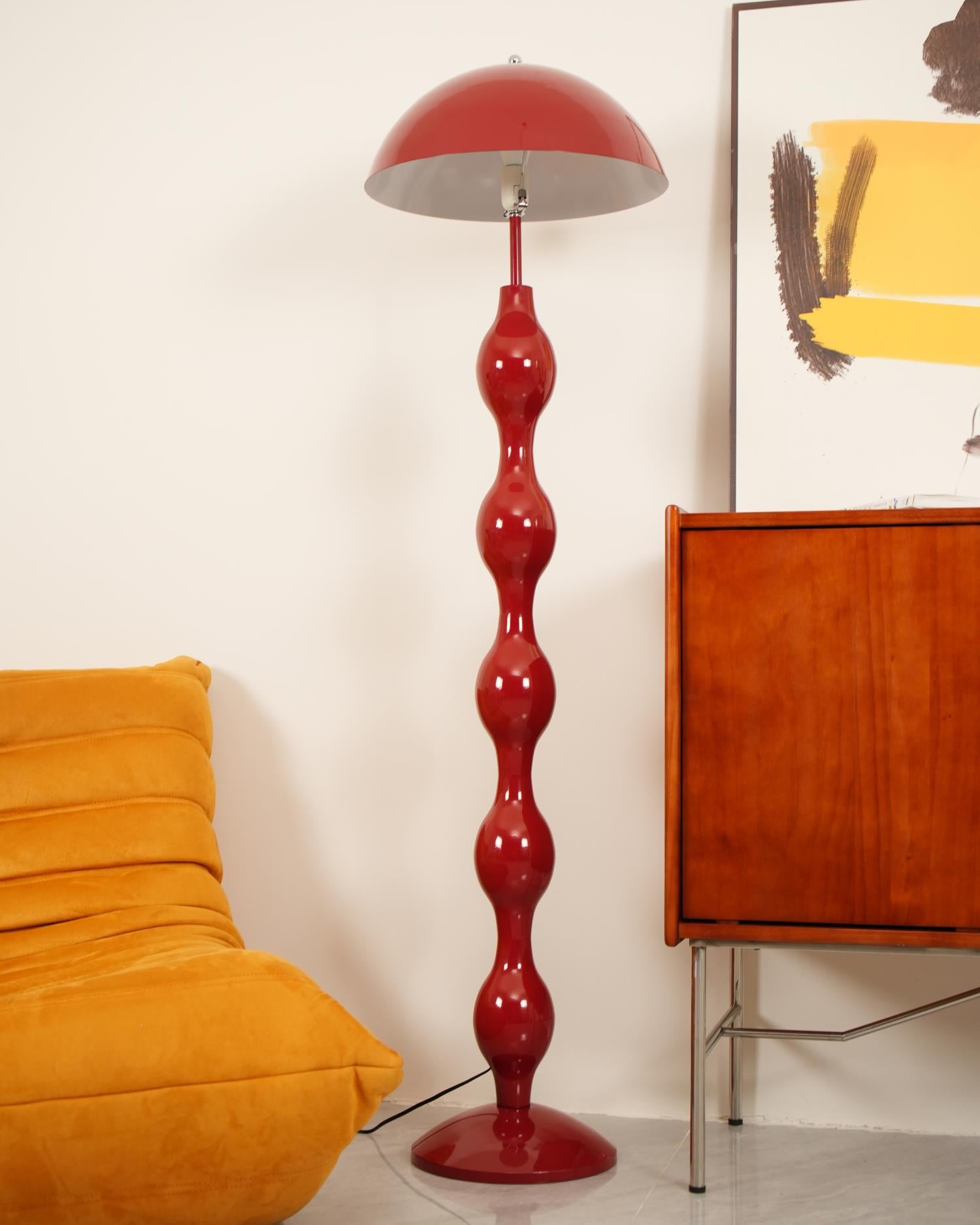 Modern LED Drop Floor Lamp with Adjustable Brightness - Stylish Standing Light for Living Room, Bedroom, or Office - Perfect for Reading, Relaxing, and Ambient Lighting