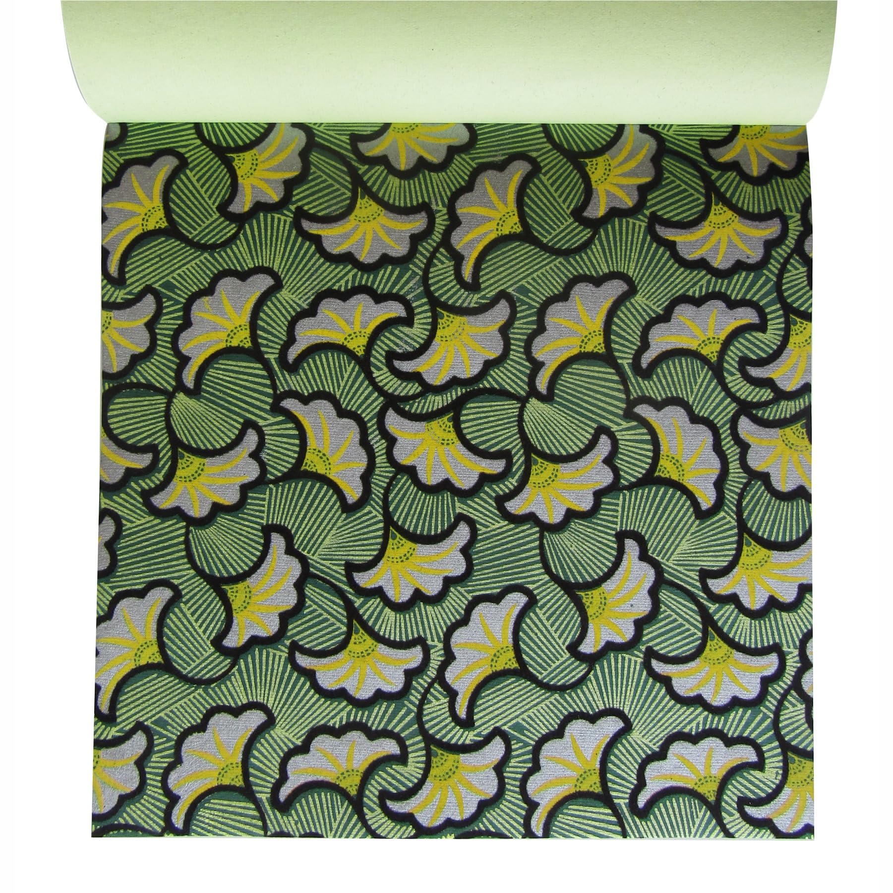 Shades of Green Handmade Scrapbook Paper 12x12 Inch Pad - 24 Sheets (12 Unique Designs) for DIY Crafts, Scrapbooking & Card Making | Premium Quality Acid-Free Paper