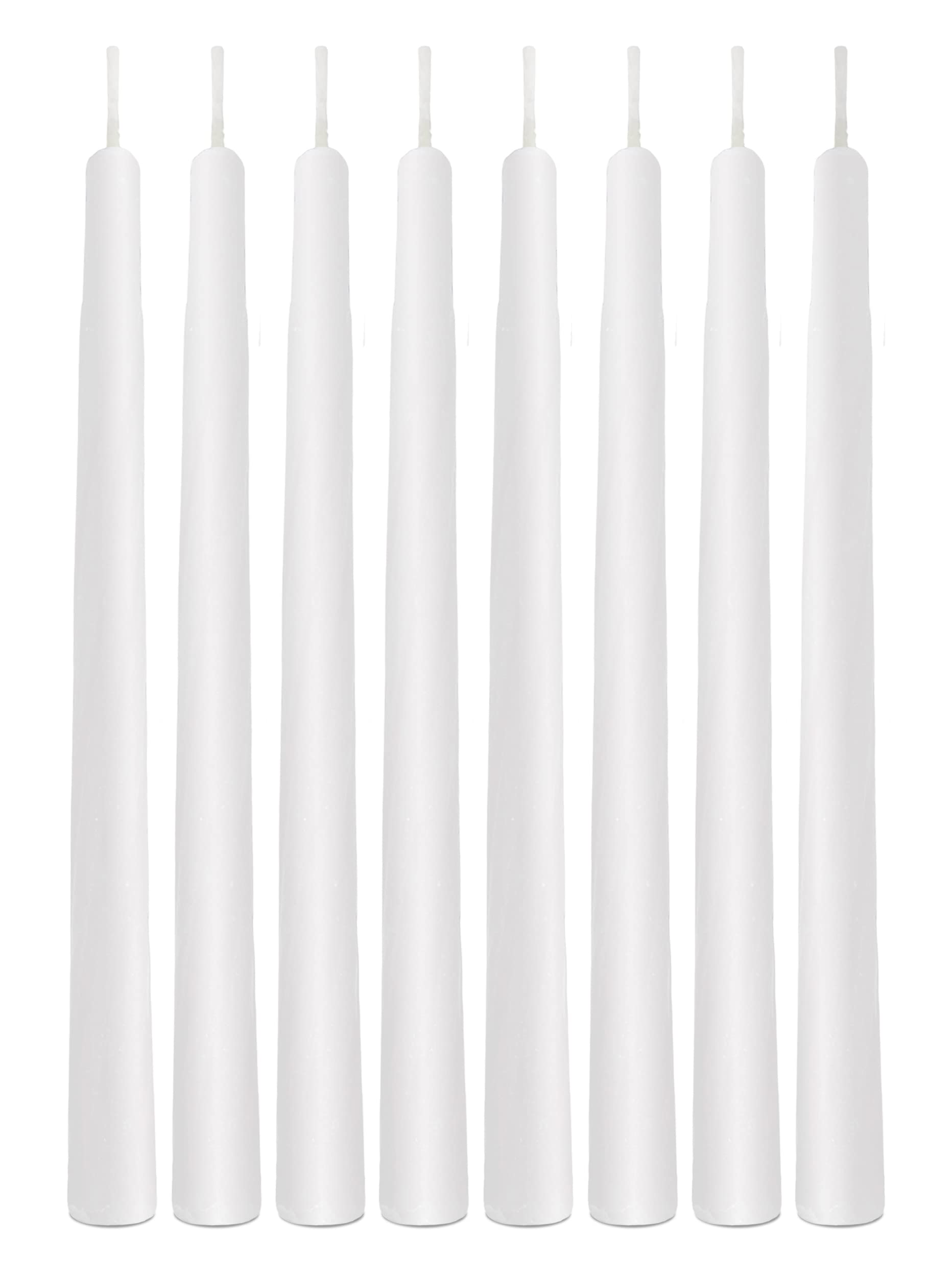 Premium White Hanukkah Candles - Standard Size Fits Most Menorahs - 44 Count for All 8 Nights - High-Quality Kosher Wax - Perfect for Jewish Holiday Celebrations, Home Decor & Gift Giving