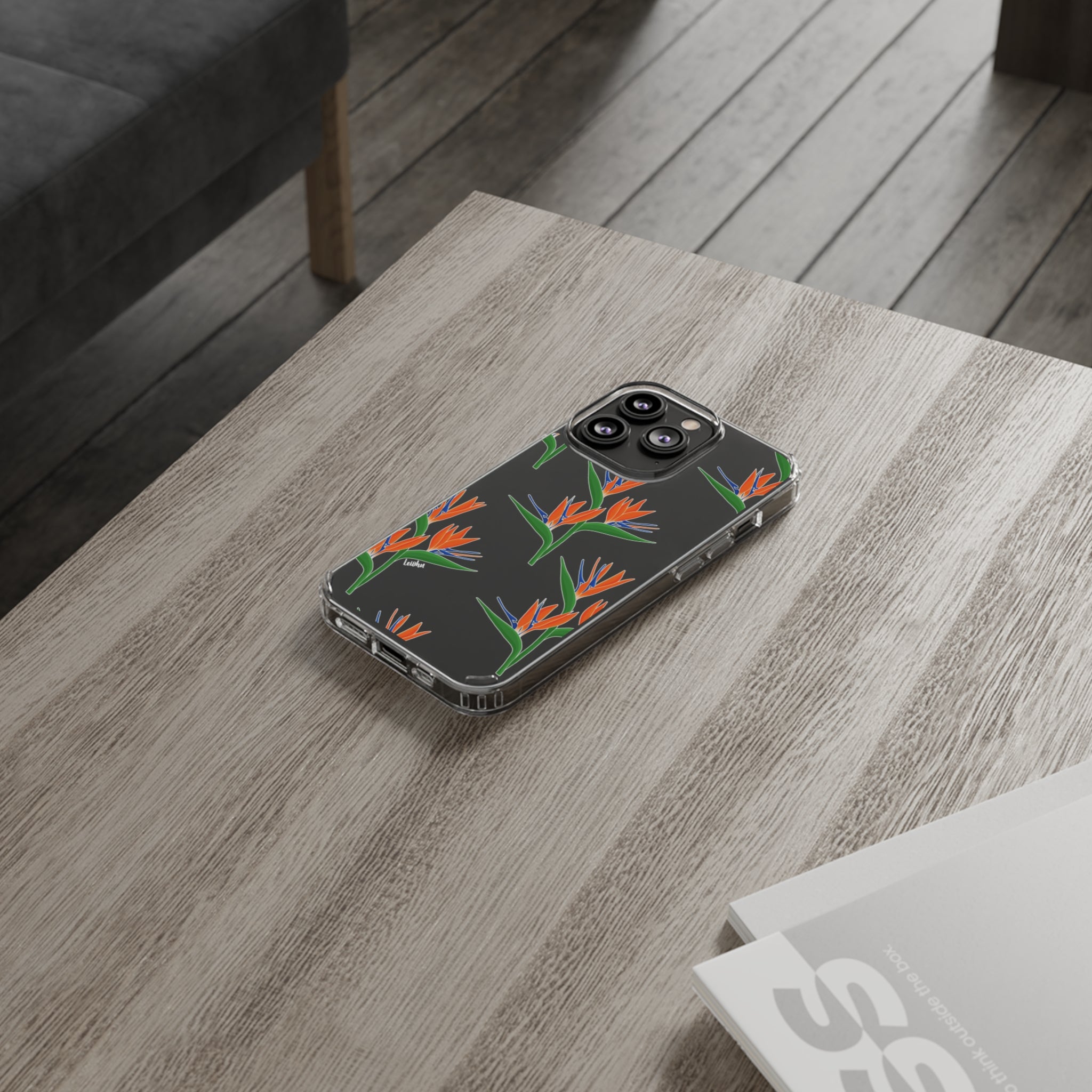 Bird of Paradise Clear Phone Case - Durable Protective Cover for iPhone & Samsung - Perfect for Nature Lovers & Tropical Style