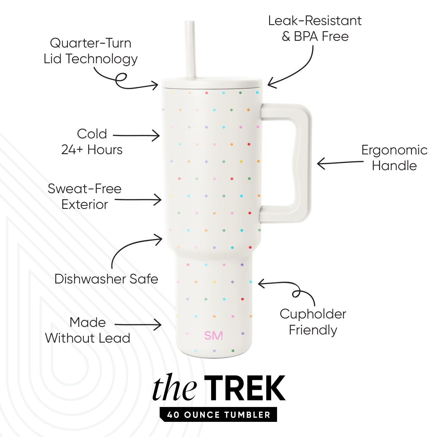 Premium Trek Tumbler 208 - 20oz Insulated Stainless Steel Water Bottle with Leakproof Lid, Double Wall Vacuum for Hot & Cold Drinks - Perfect for Hiking, Camping, Gym and Outdoor Adventures