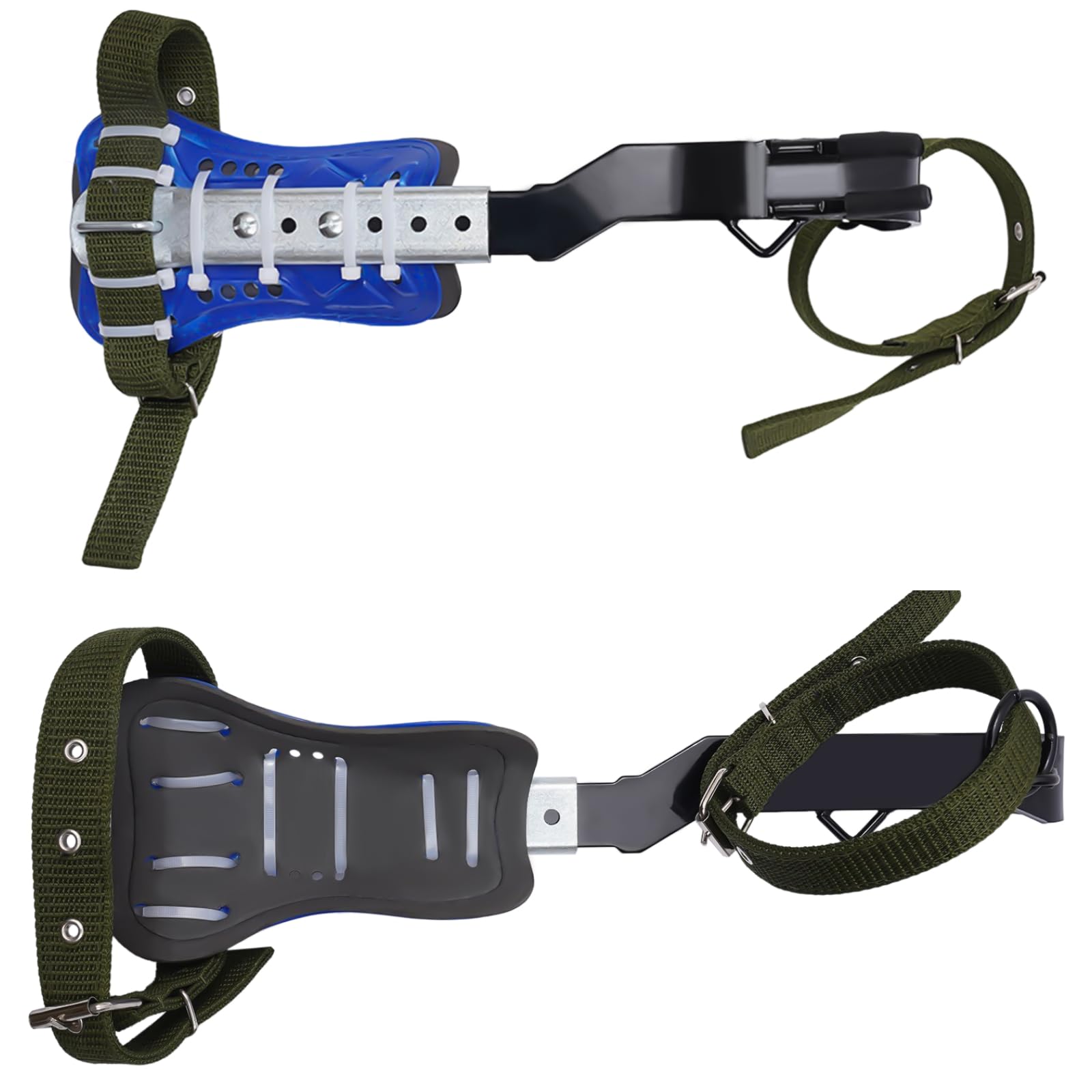 Tree Climbing Spikes Set - Adjustable Tree Climbing Gear with Steel Spikes & Comfortable Straps for Arborists, Loggers & Tree Trimming Professionals | Perfect for Tree Removal, Pruning & Maintenance Work