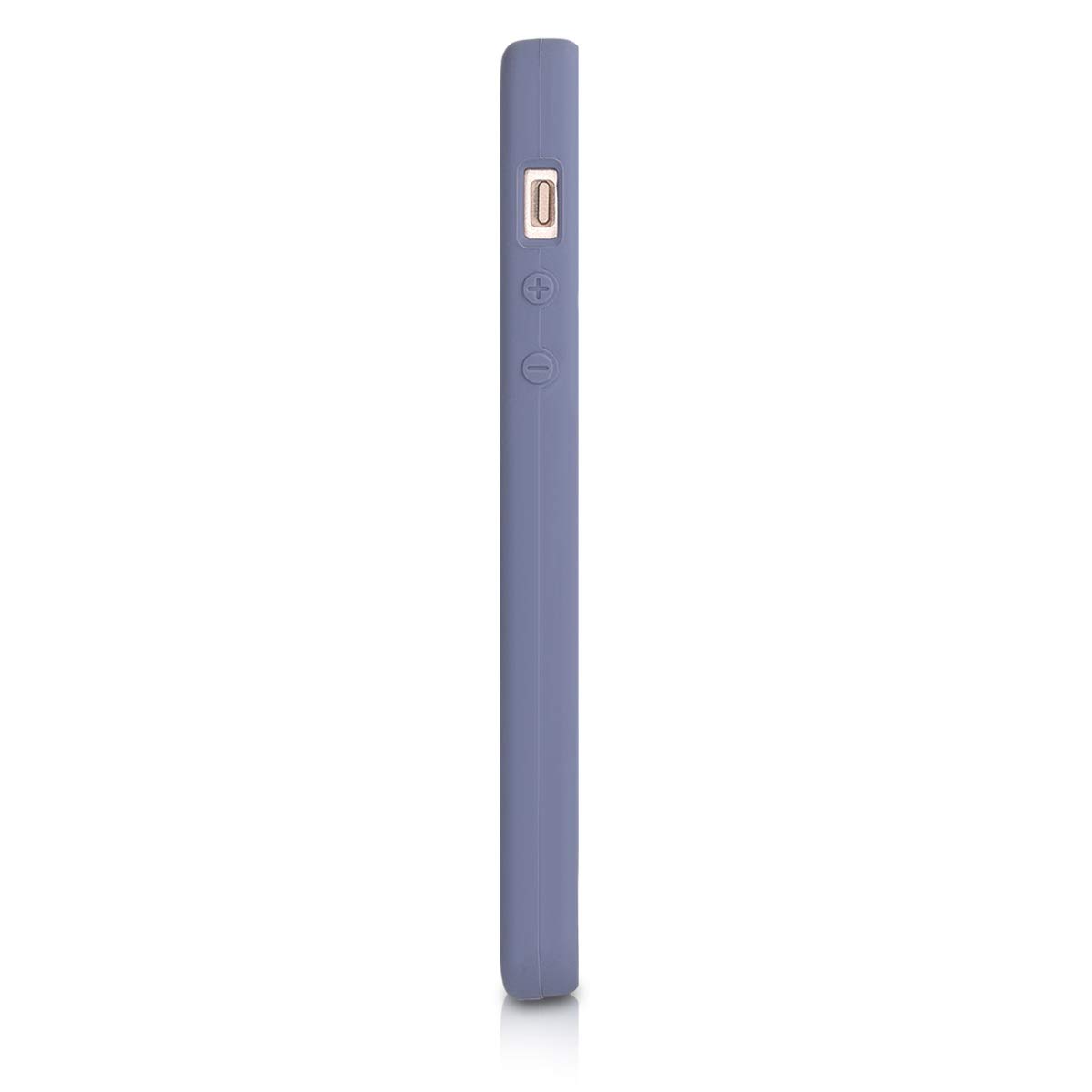 kwmobile Premium TPU Silicone Case for Apple iPhone SE (1st Gen 2016) / iPhone 5 / iPhone 5S - Soft Protective Phone Cover in Lavender Grey - Perfect for Everyday Use, Work & Travel
