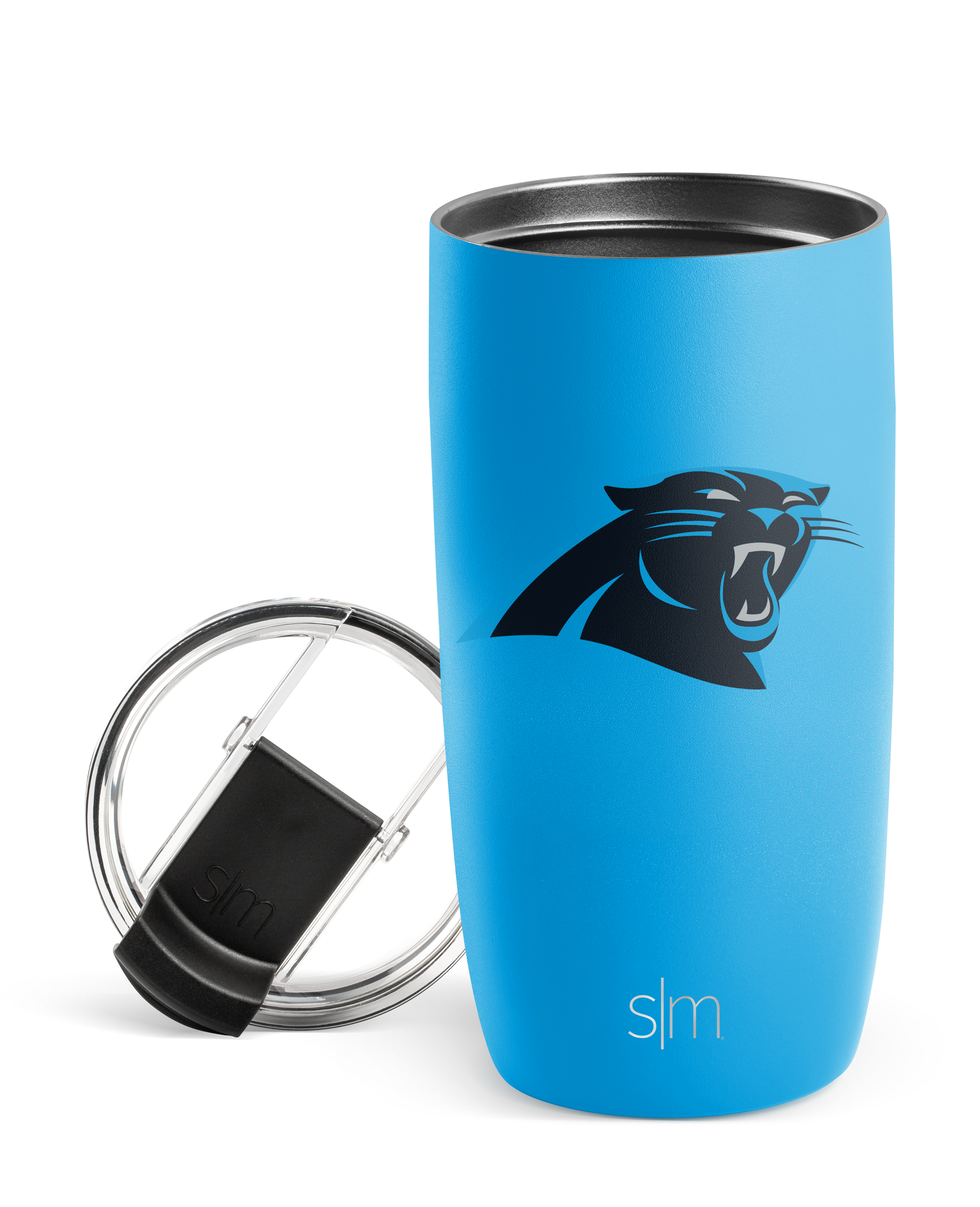 NFL Voyager Tumbler with Clear Flip Lid & Straw - 20oz Insulated Stainless Steel Water Bottle for Football Fans - Perfect for Game Day, Gym & Outdoor Activities