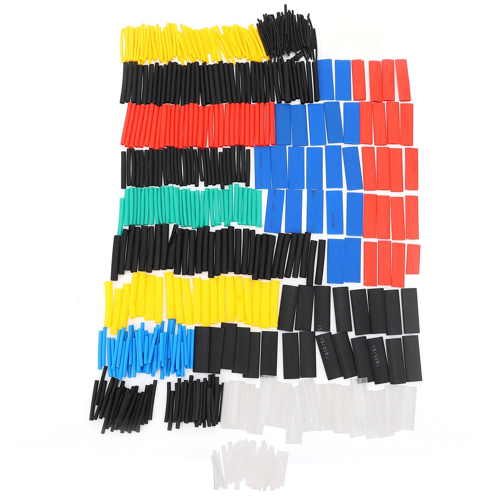 580Pcs Waterproof Heat Shrink Tube Set - 2:1 Shrink Ratio, High Strength Nylon Tubing for Electrical Wiring, Circuit Protection & DIY Projects - Perfect for Automotive, Marine & Home Electronics Repair