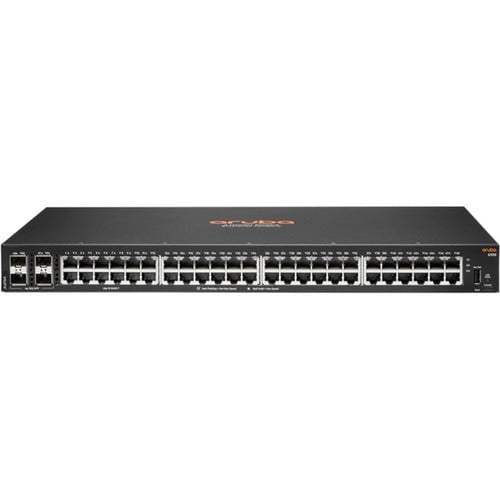 Aruba 6100 48G 4SFP+ Switch - 48-Port Gigabit Ethernet Network Switch with 4 SFP+ Ports for High-Speed Data Center & Office Networking