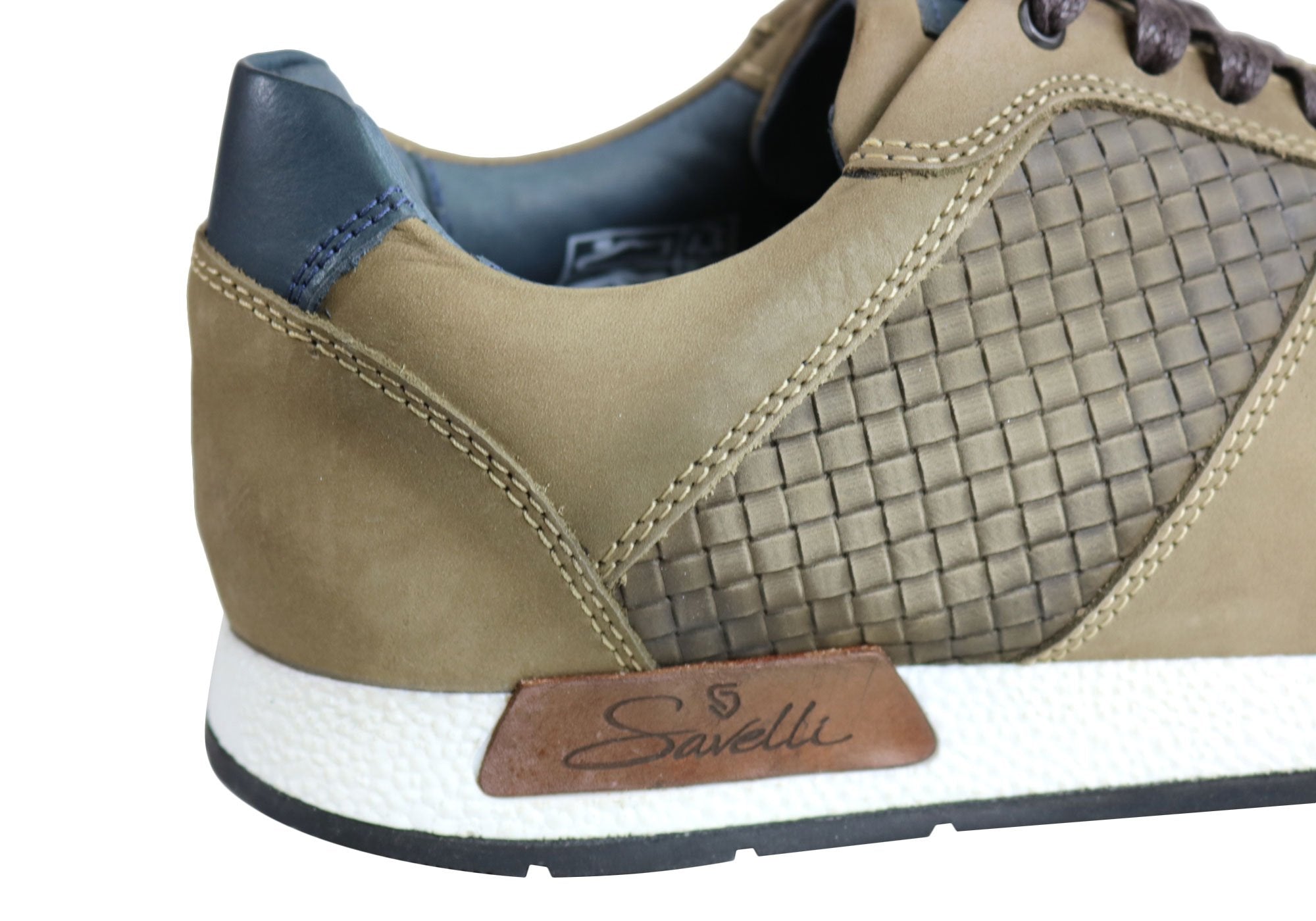 Savelli Men's Leather Lace-Up Casual Shoes - Handcrafted in Brazil - Comfortable & Stylish Footwear for Everyday Wear, Office & Outdoor Activities