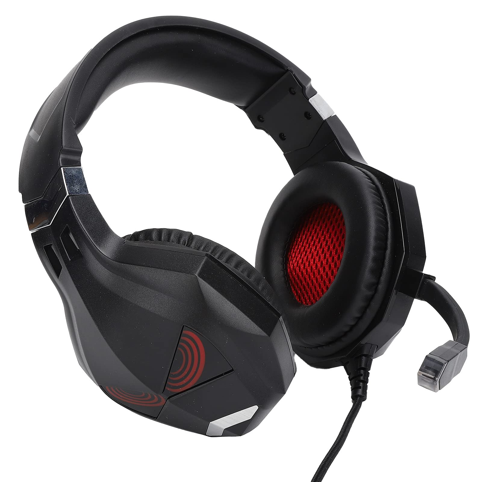 Archuu Wired Gaming Headset with Microphone - 7.1 Surround Sound, LED Lights, Noise Cancelling for PC, PS4, Xbox - Perfect for FPS Games, Streaming & Online Chatting