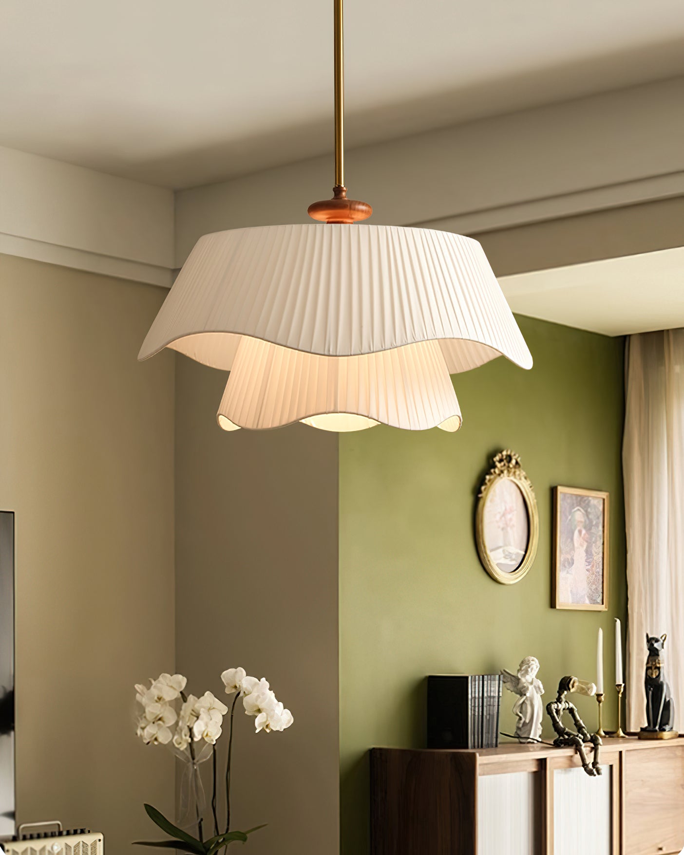 Bellevue Pendant Lamp - Modern Scandinavian Hanging Light Fixture for Dining Room, Kitchen Island & Living Room Decor