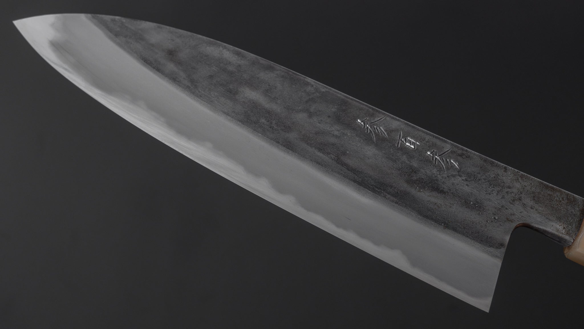 Premium Jiro Tsuchime Wa Gyuto 210mm Japanese Chef Knife with Taihei Tagayasan Handle - Perfect for Sushi, Meat Slicing & Professional Kitchen Use