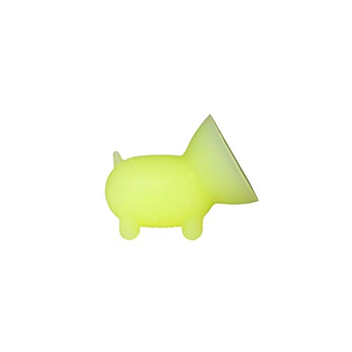 Glow Piggy Phone Stand & Grip Holder - Yellow Cell Phone Accessory for Desk, Car, and Hands-Free Viewing