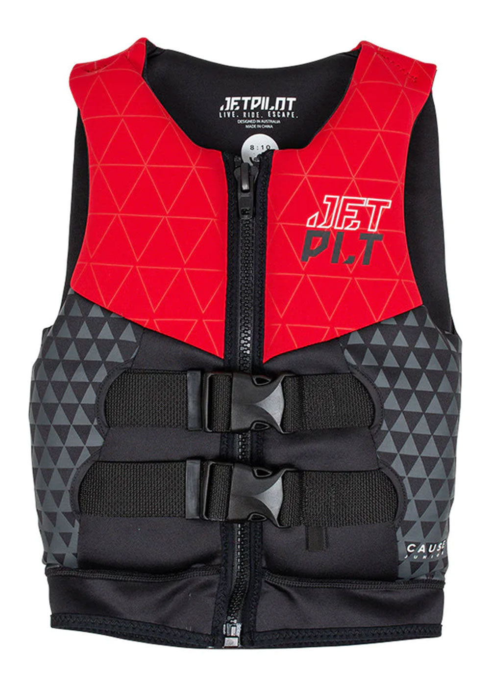 Jet Pilot Youth The Cause Front Entry Neo Life Jacket for Kids - Safe & Comfortable PFD for Boating, Swimming, and Water Sports