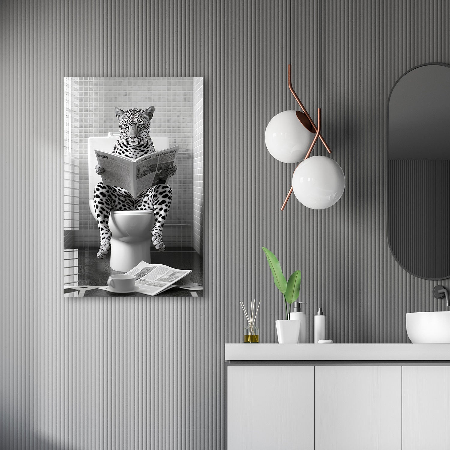 Leopard Print Toilet Seat Cover - Soft and Durable Bathroom Decor for Modern Homes, Perfect for Animal Lovers and Jungle Theme Decor