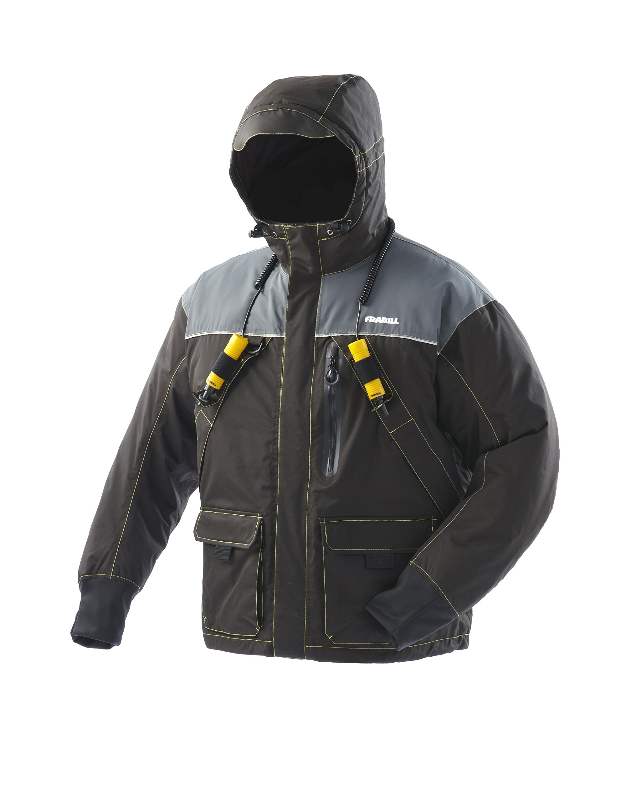 Frabill I-3 Jacket - Premium Insulated Winter Fishing Jacket with Built-in Ice Picks for Ice Fishing & Cold Weather Outdoor Activities | Waterproof, Windproof & Safety Features for Anglers & Winter Sports Enthusiasts