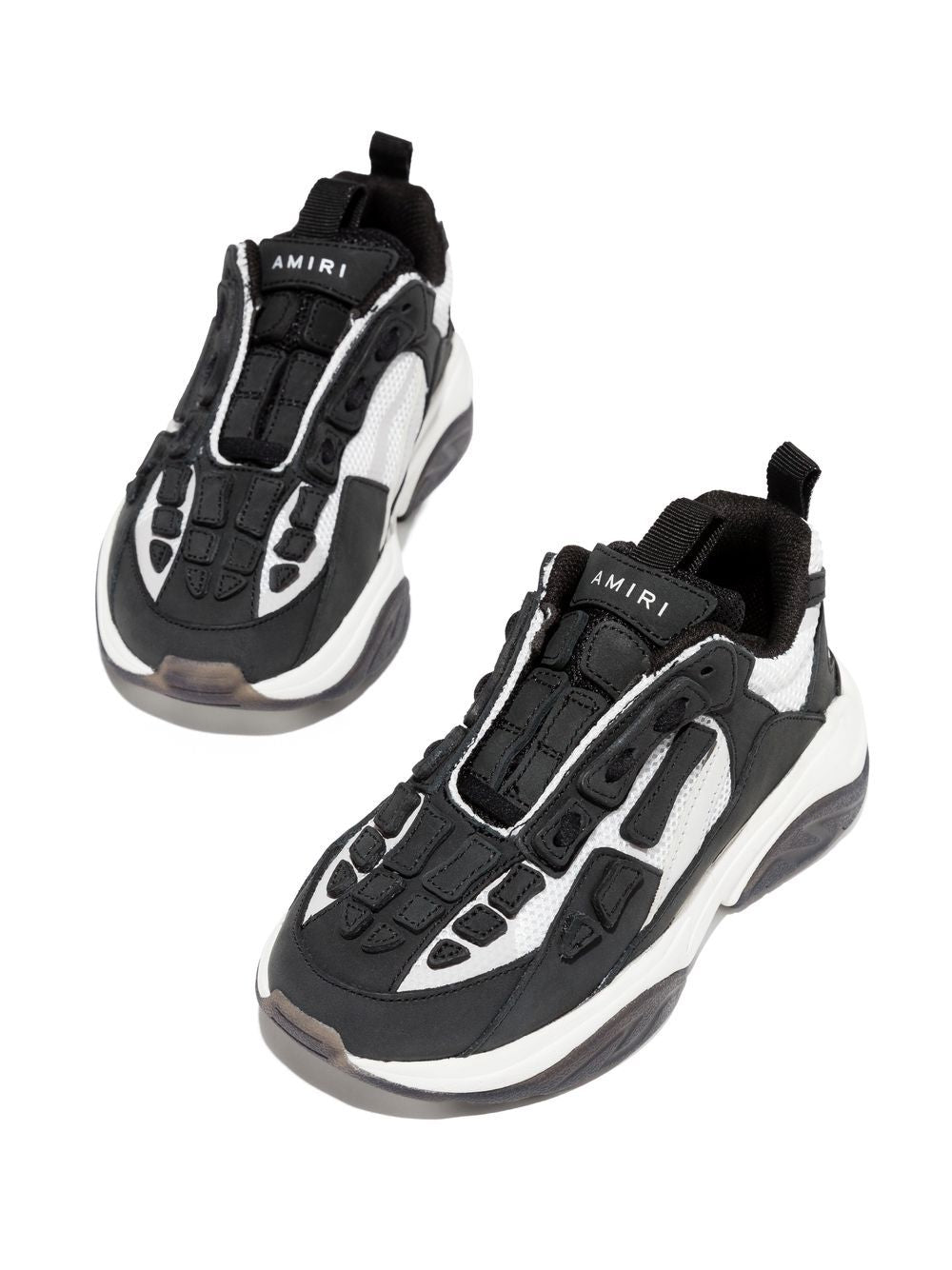 Amiri Black Bone Kids Running Shoes - Lightweight & Comfortable Sneakers for Boys & Girls - Perfect for School, Sports & Everyday Wear