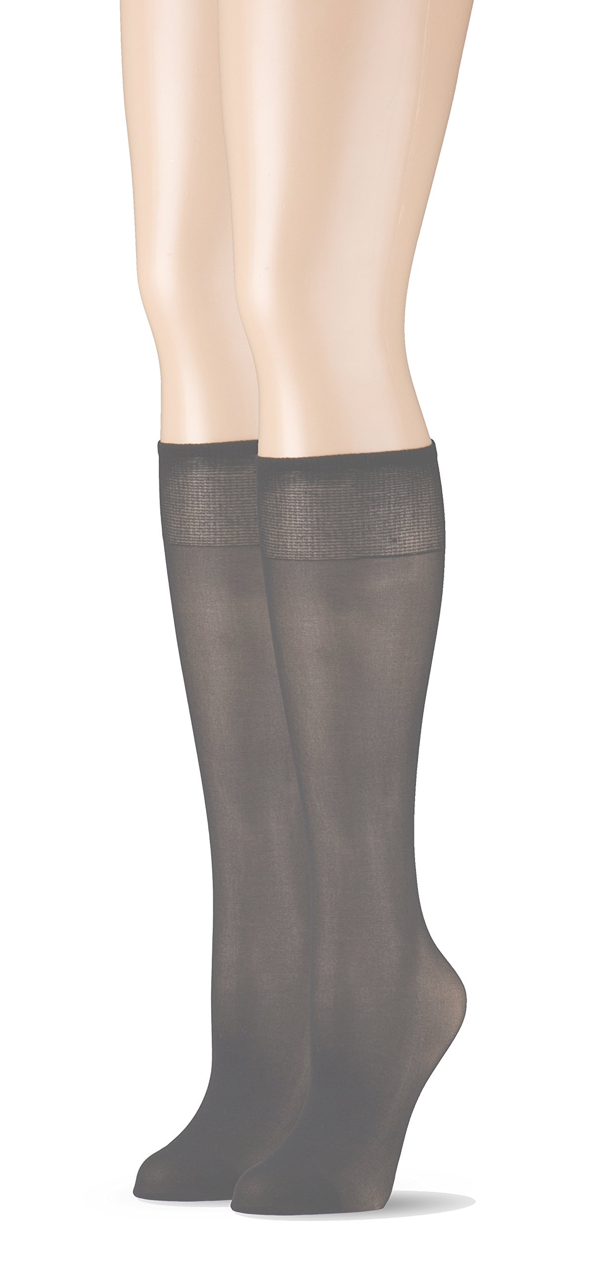 EMEM Apparel Women's Plus Size Queen Ultra Soft Microfiber Knee High Stockings 2-Pack - Comfortable Thigh High Socks for Work, Winter & Everyday Wear