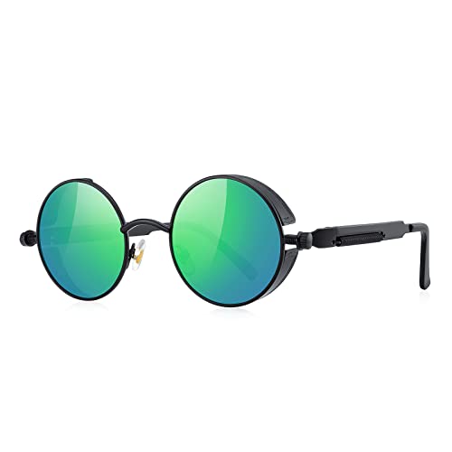 Black Frame/Green Mirror Lens