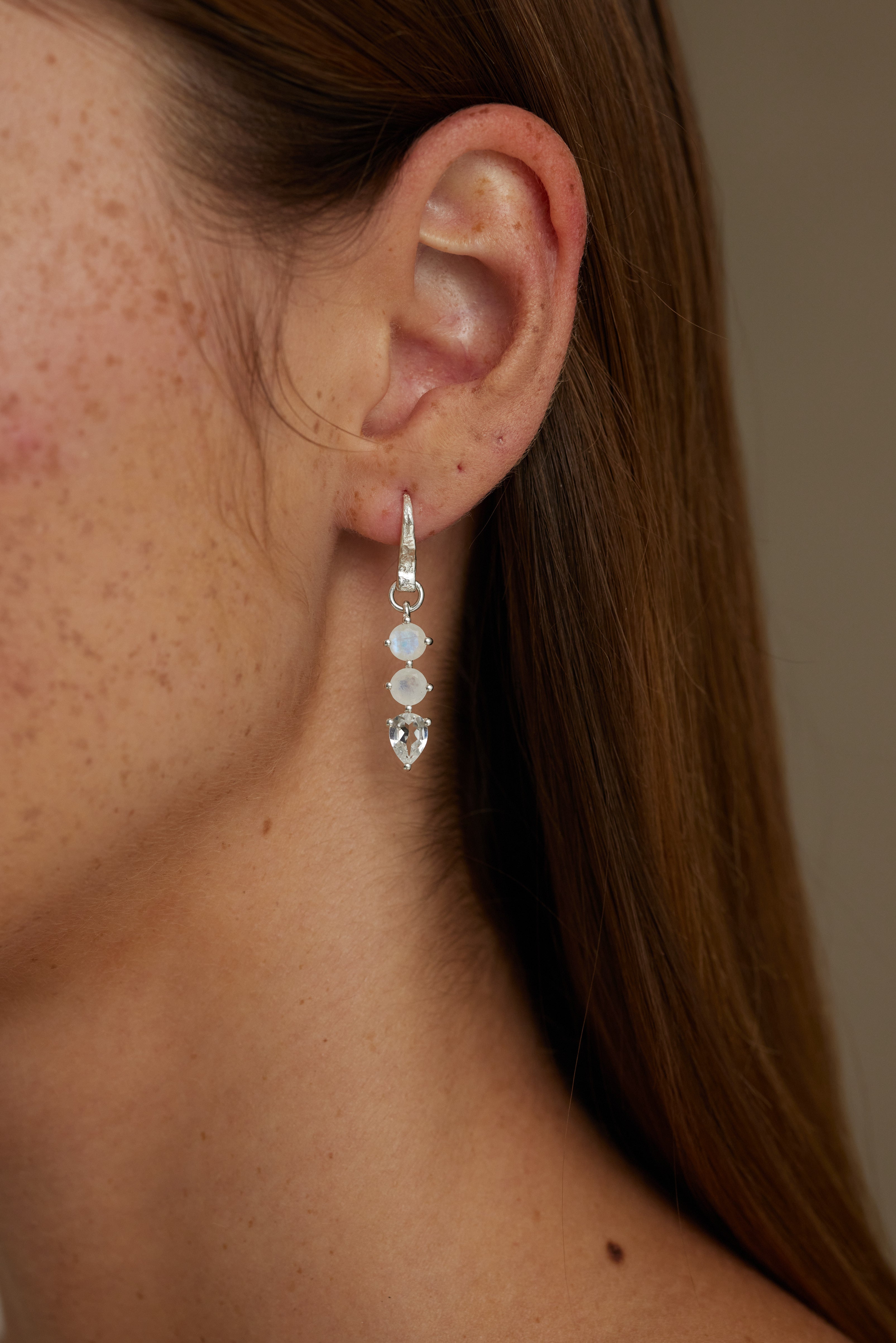 Elegant Clementine Silver Earrings for Women - Dainty Sterling Silver Studs for Everyday Wear & Special Occasions