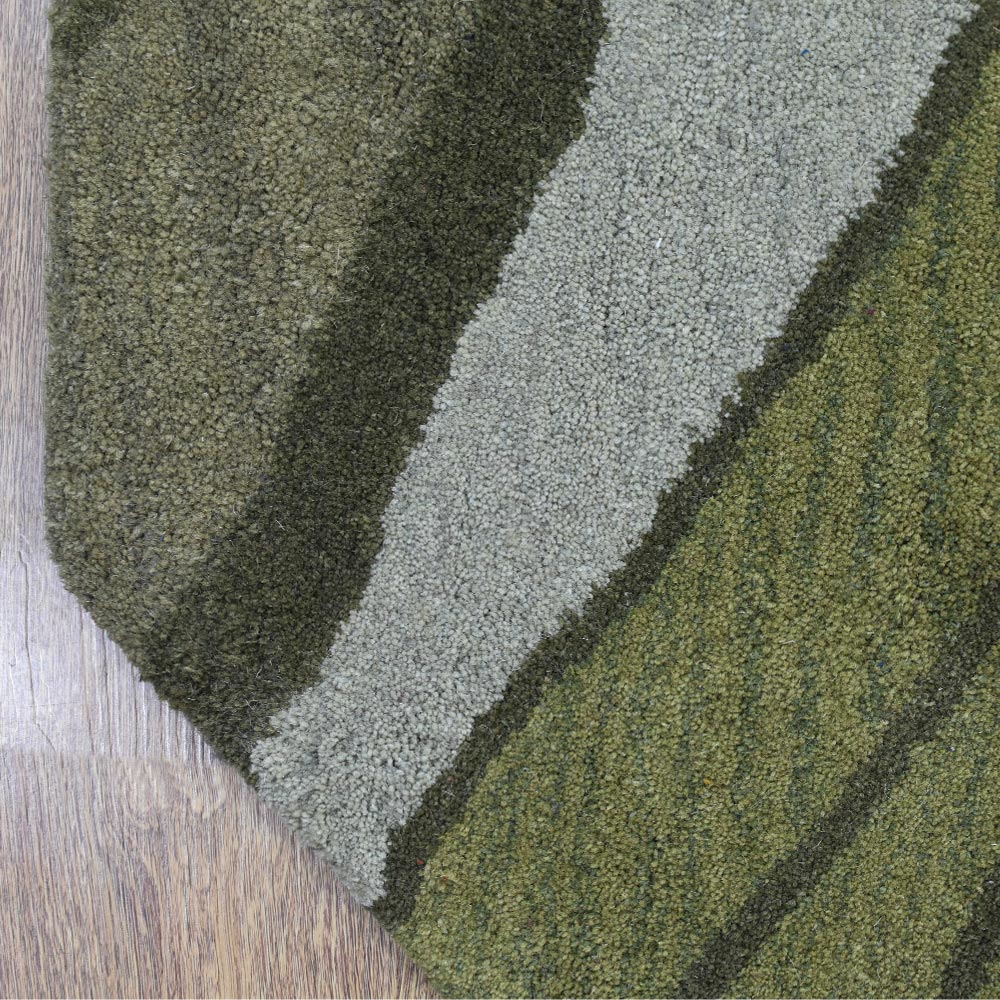 Solstice Hand Tufted Rug - Soft Bohemian Area Rug for Living Room, Bedroom - Premium Wool Carpet for Home Decor