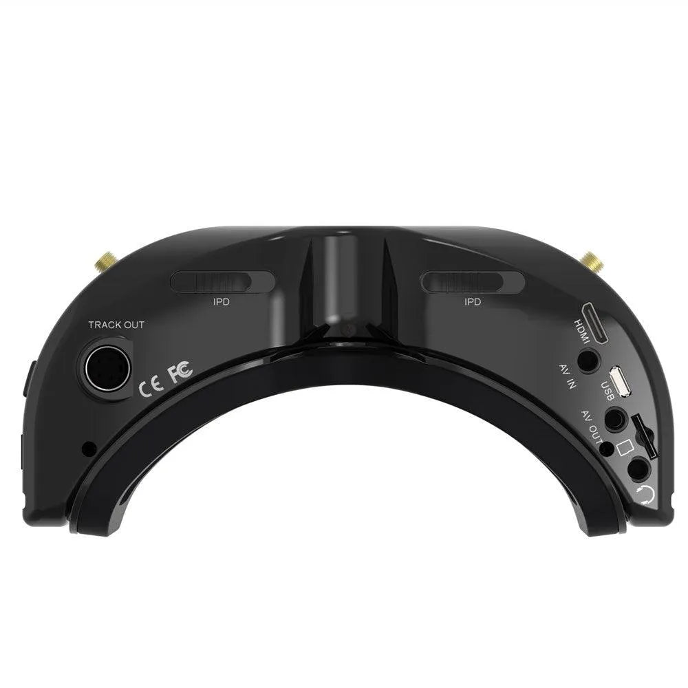 SKYZONE SKY02O FPV Goggles - 640x400 OLED Display, 5.8Ghz SteadyView Diversity Receiver with Built-in Head Tracker & DVR, HDMI AV IN/OUT for RC Racing Drones - Perfect for FPV Flying, Drone Racing, and Aerial Photography