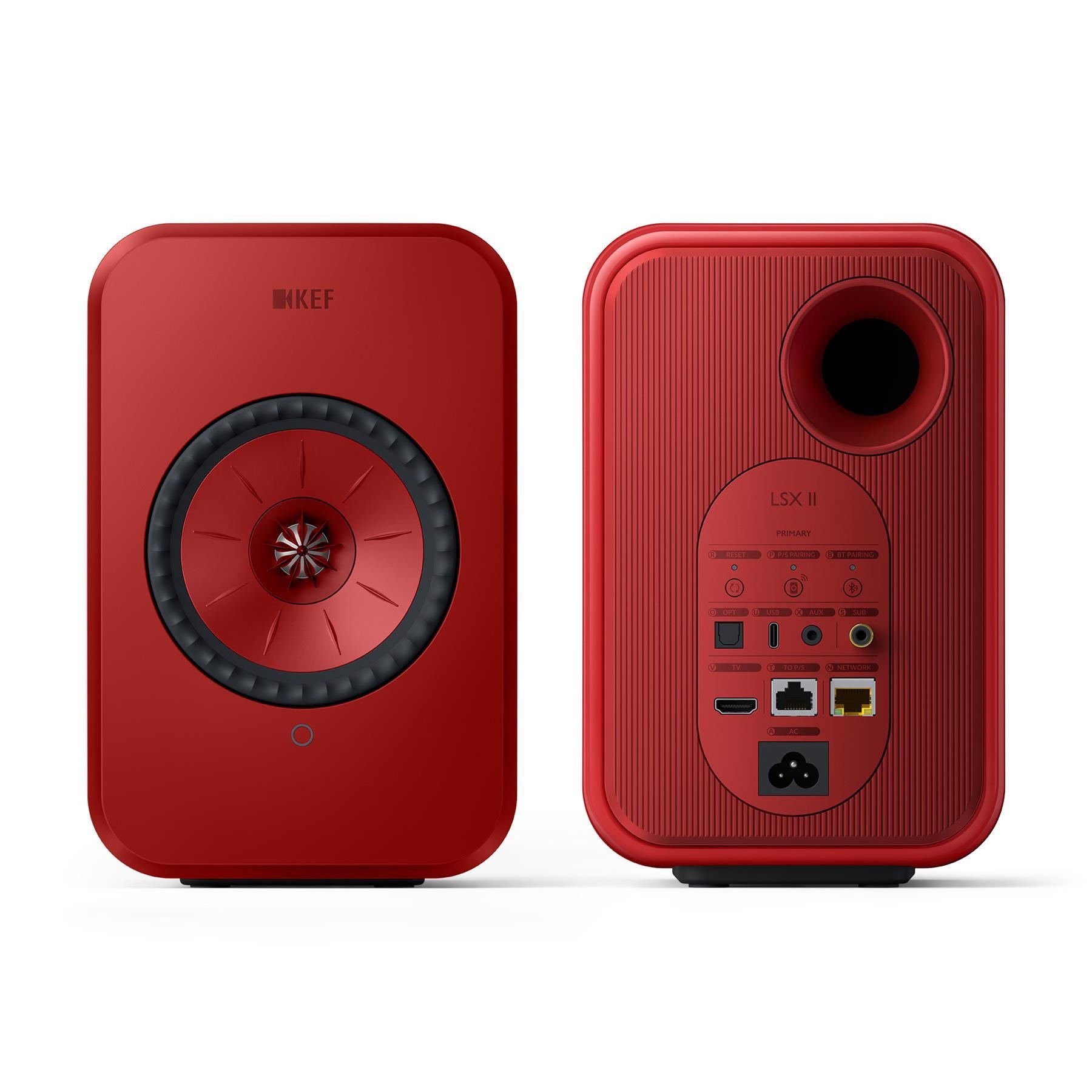 KEF LSX II Wireless HiFi Speakers - Premium Bluetooth Bookshelf Speakers with High Resolution Audio for Home Theater & Music Listening