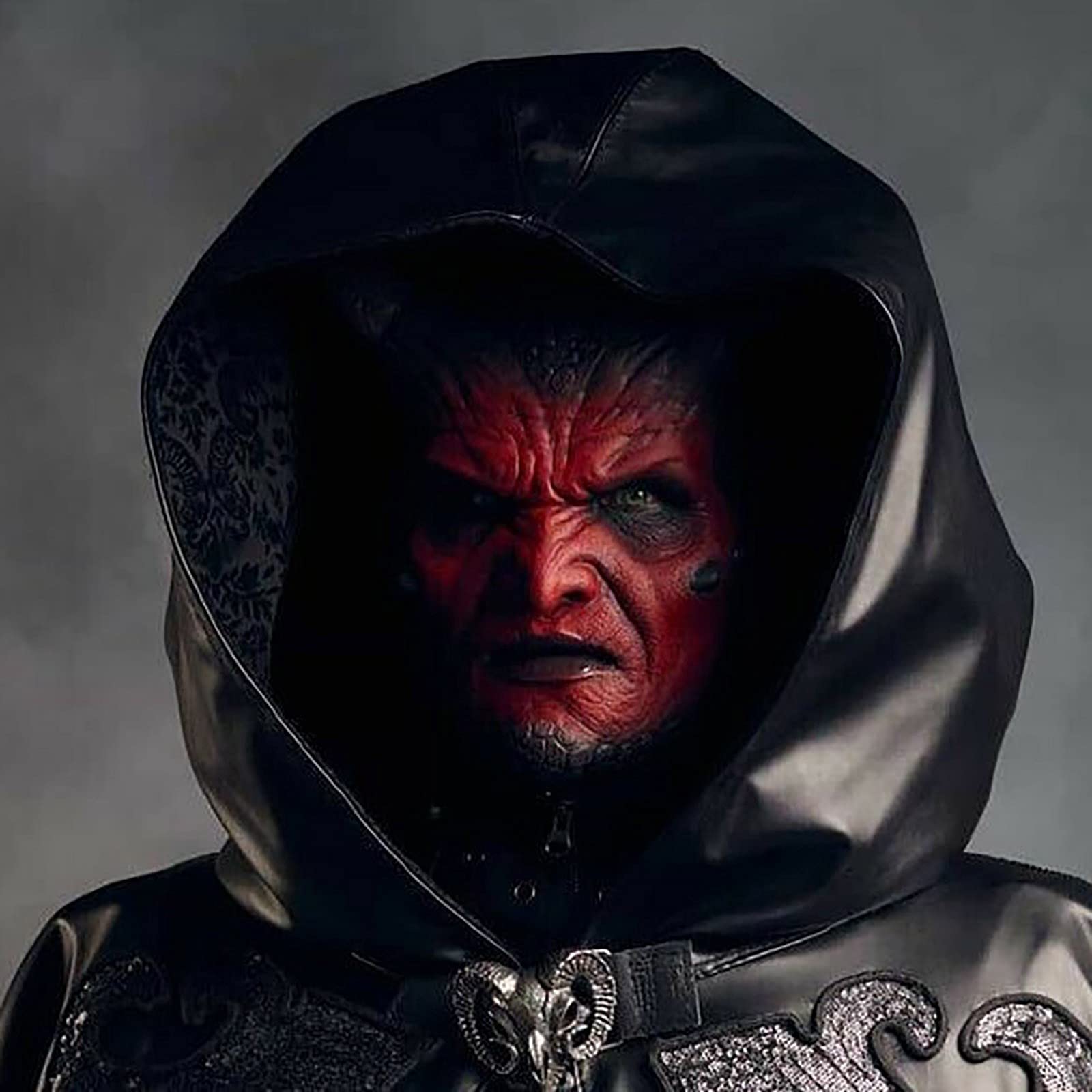 Realistic Devil Latex Mask with Horns - Scary Halloween Demon Mask for Trick or Treat, Cosplay & Horror Parties - Perfect for Halloween Costumes, Haunted Houses & Themed Events