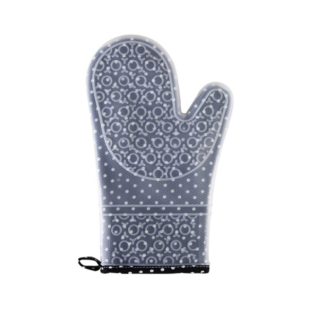 Aaronic Double Layer Silicone Oven Mitts - Heat Resistant BBQ & Baking Gloves, Non-Slip Kitchen Pot Holders for Cooking, Grilling, Baking - Perfect for Oven, Grill & Campfire Use