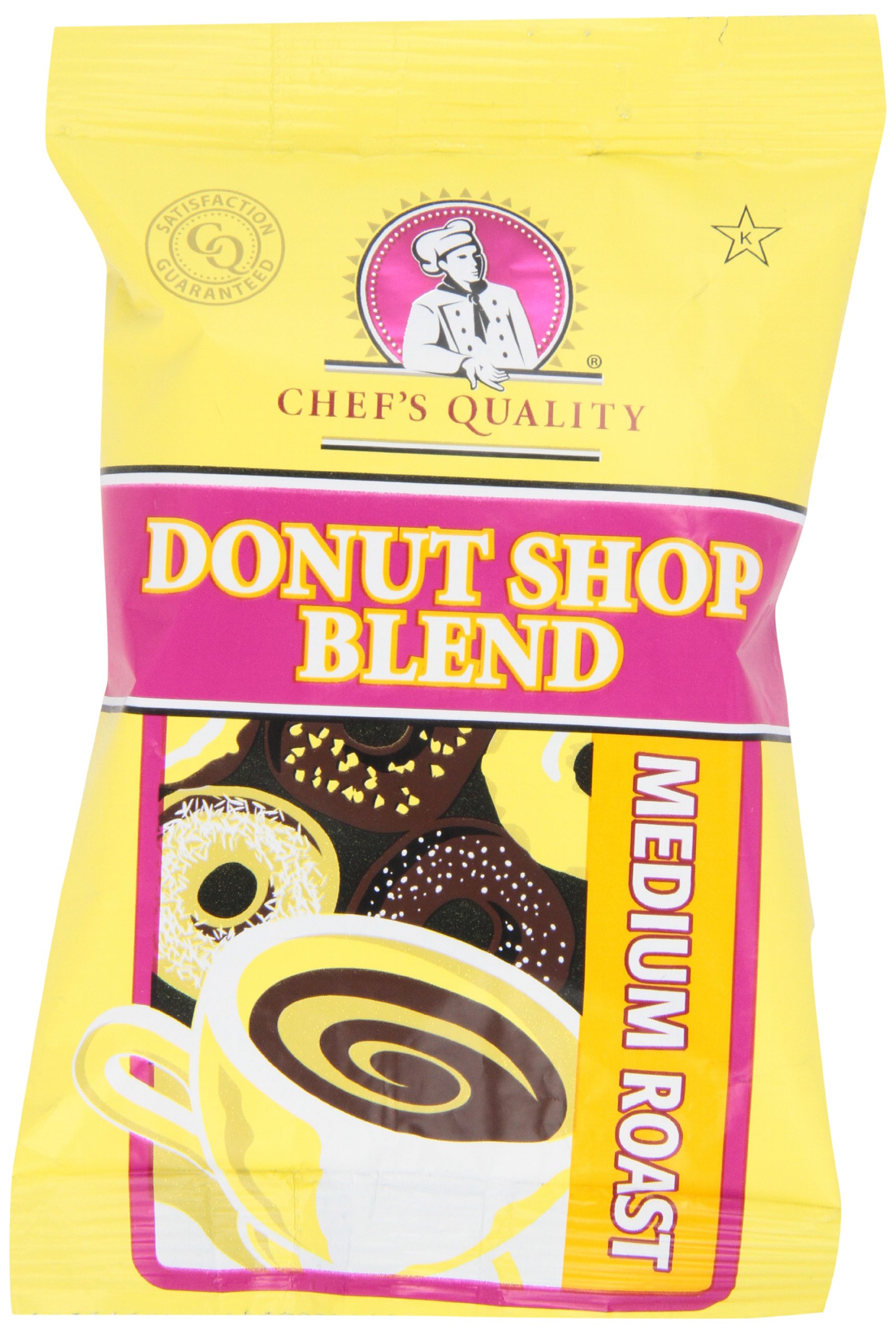 Premium Medium Roast Donut Shop Blend Coffee - 42 Pack (2.75 oz Bags) - Perfect for Home Brewing, Office Use & Coffee Shops