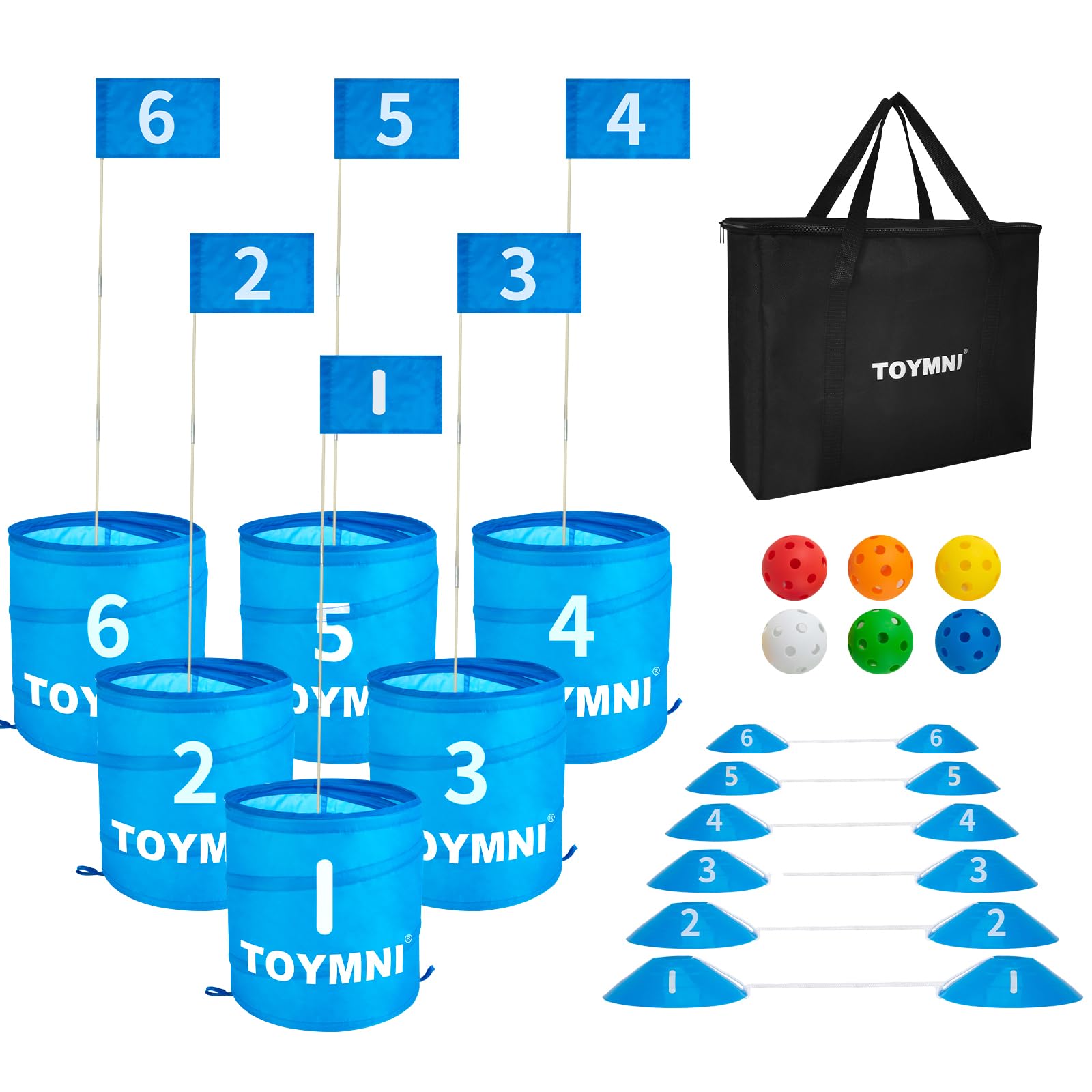 Portable Golf Practice Game Set for Adults & Kids - Indoor & Outdoor Backyard, Beach, Yard Chipping Game with PAR 6 Hole - Perfect for Family Fun, Parties & Outdoor Activities