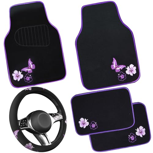 Black and Purple Butterfly