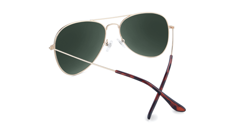 Mile Highs Gold Aviator Sunglasses - Polarized UV Protection for Men & Women - Perfect for Driving, Travel, and Outdoor Adventures