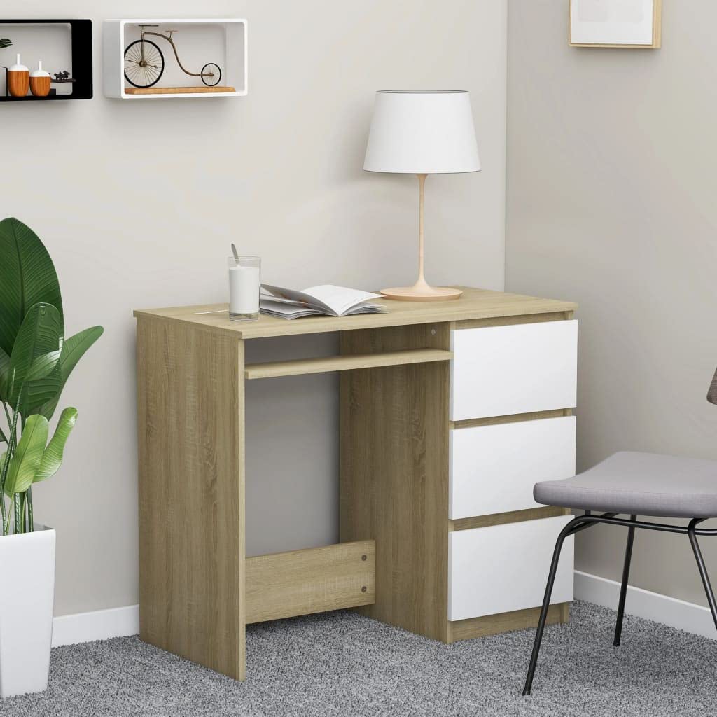Compact Computer Desk for Small Spaces - 35.4
