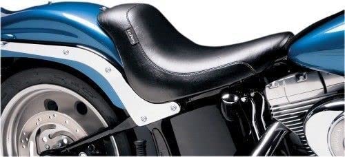 RPM Le Pera Silhouette Solo Seat Cover - Smooth Black Vinyl LK-850 49-7425 0802-0331 | Compatible with Harley Davidson Motorcycles | Perfect for Cruiser Bike Customization & Comfort Upgrade