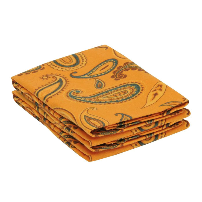 Soft Cotton Flannel Paisley 2-Piece Pillowcase Set - Cozy Bedding for Winter Nights & Home Decor
