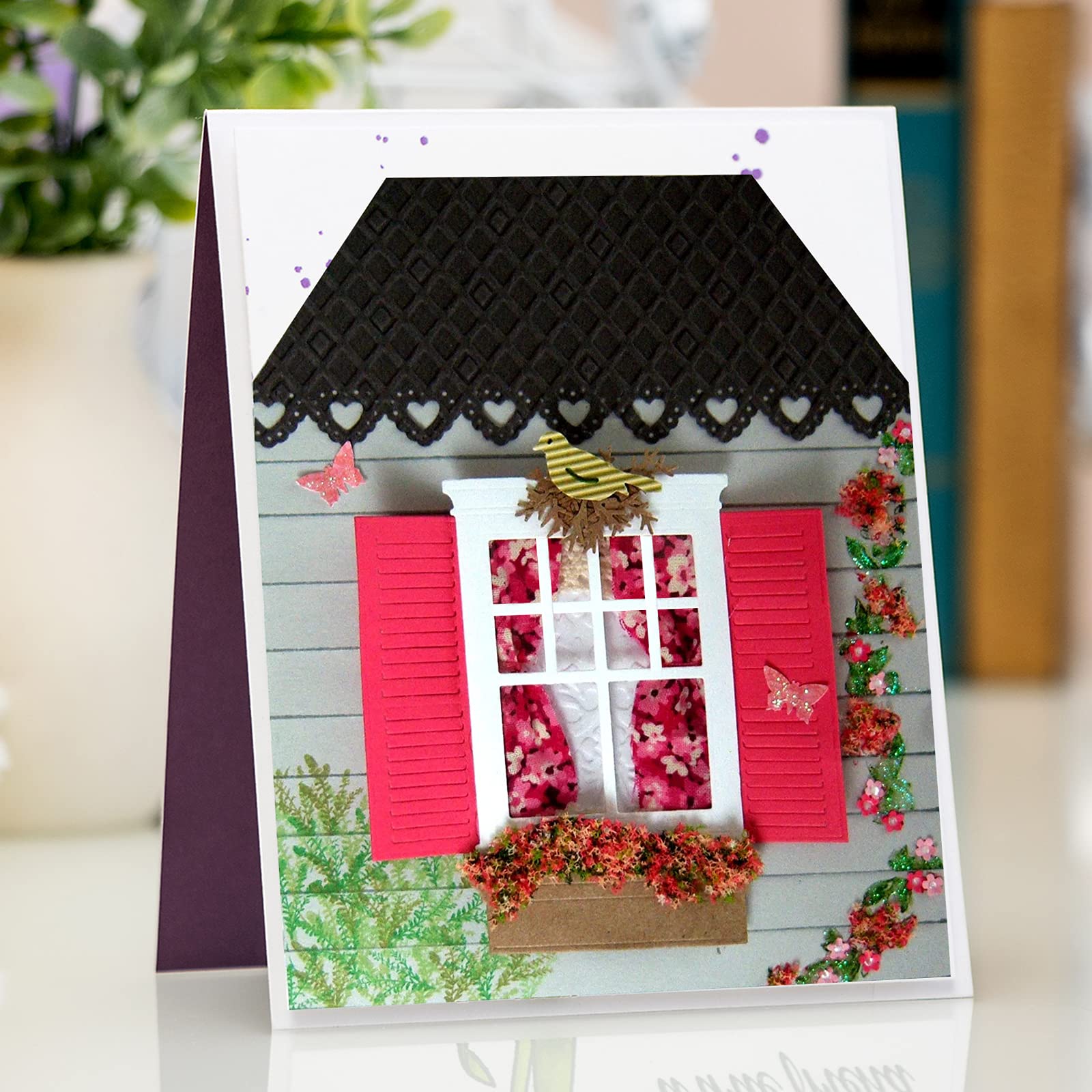Metal Scrapbooking Die Cuts 5PCS - Card Making & DIY Crafts for Gifts