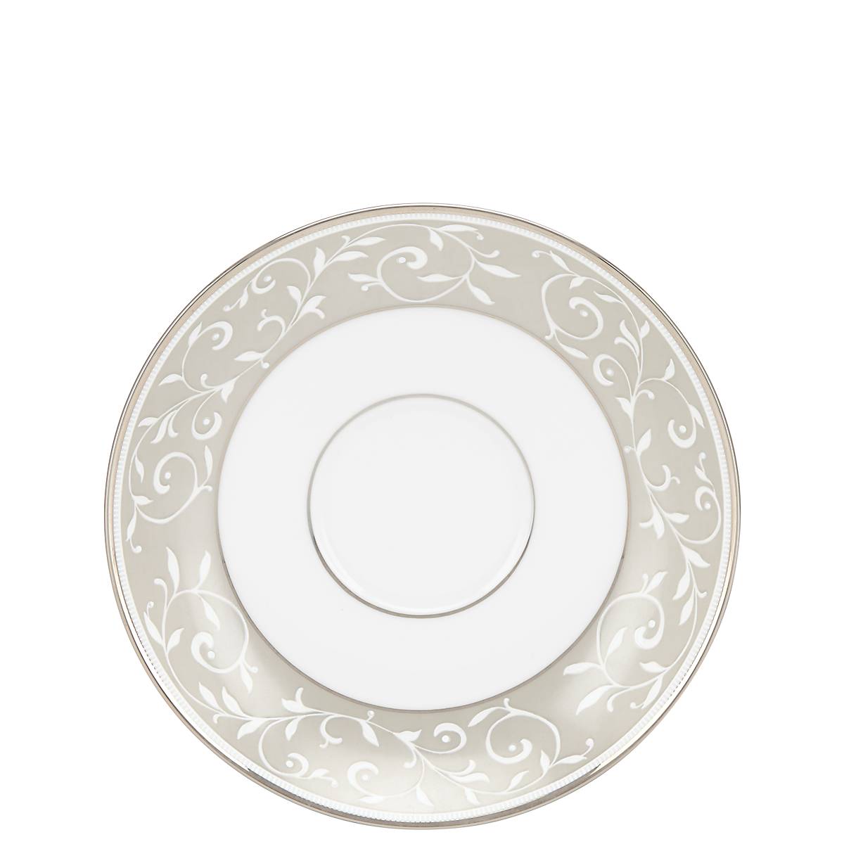 Opal Innocence Dune Saucer - Elegant Serving Dish for Desserts, Appetizers & Party Snacks | Perfect for Weddings, Tea Parties & Entertaining Guests