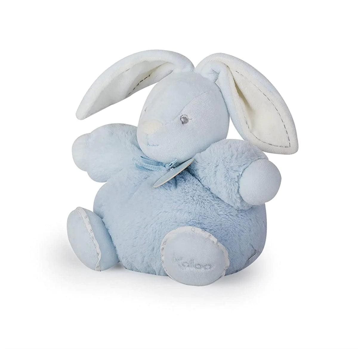 Kaloo Chubby Rabbit Plush Toy - Soft Stuffed Animal for Babies & Kids | Small Size, Baby Blue | Perfect Nursery Decor, Baby Shower Gift & Comfort Toy