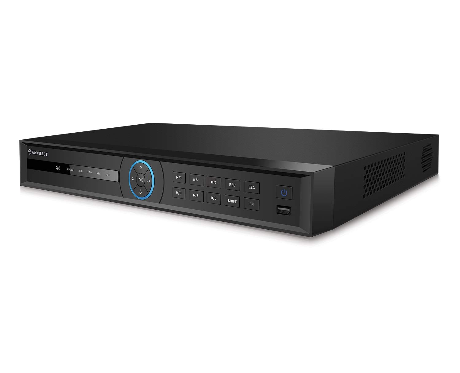 Amcrest 4K 32CH Network Video Recorder (NVR) - Supports 32 x 4K IP Cameras, 2 x 10TB HDDs (Not Included), No PoE Ports - Ideal for Home Security, Business Surveillance & 24/7 Monitoring