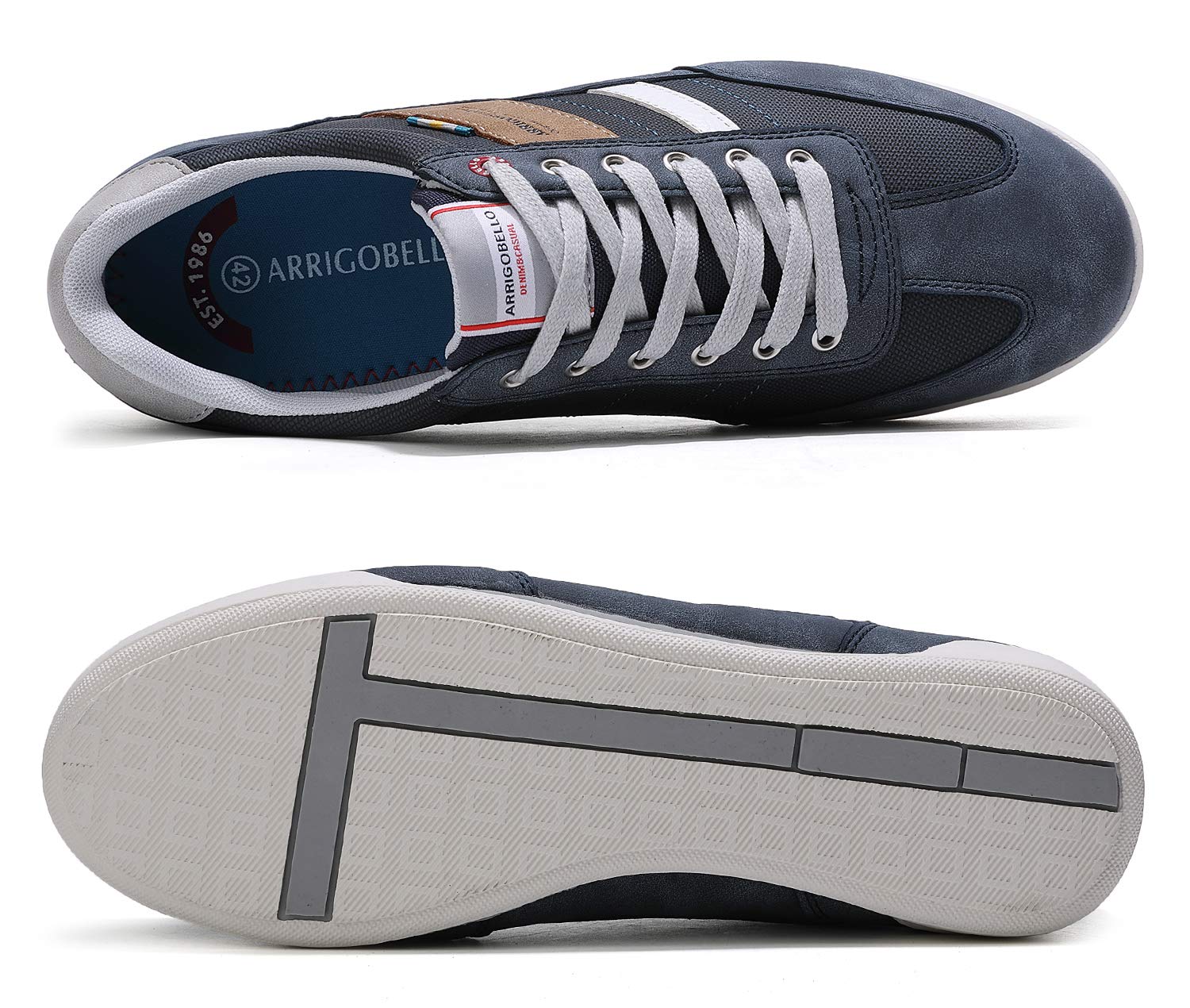 AX BOXING Men's Casual Sneakers - Breathable Comfort Walking Shoes for Men | Gym, Running, Workout & Everyday Wear