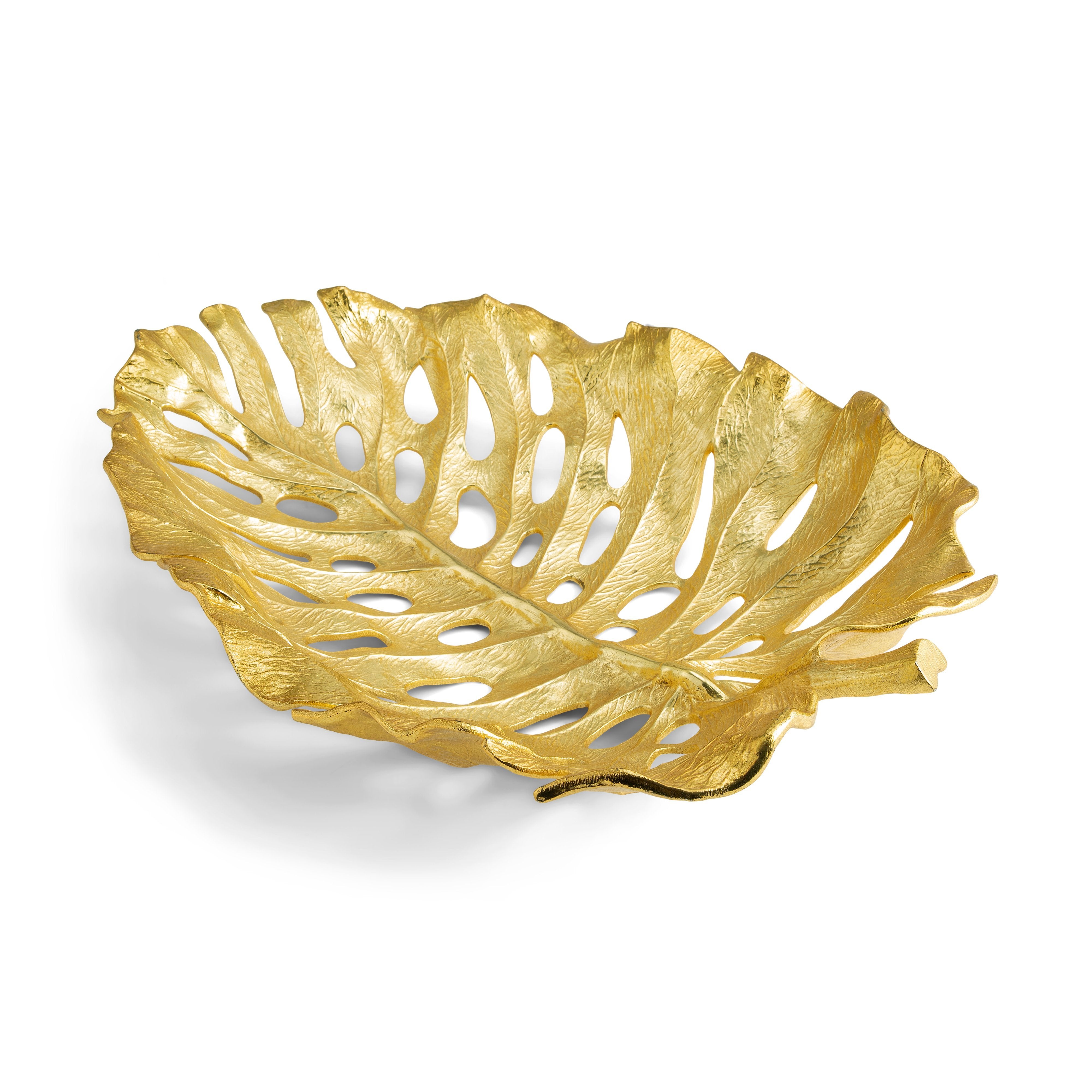 New Monstera Leaves Artificial Plant Centerpiece - Tropical Home Decor for Living Room, Dining Table, Office Desk | Realistic Faux Greenery for Indoor Spaces