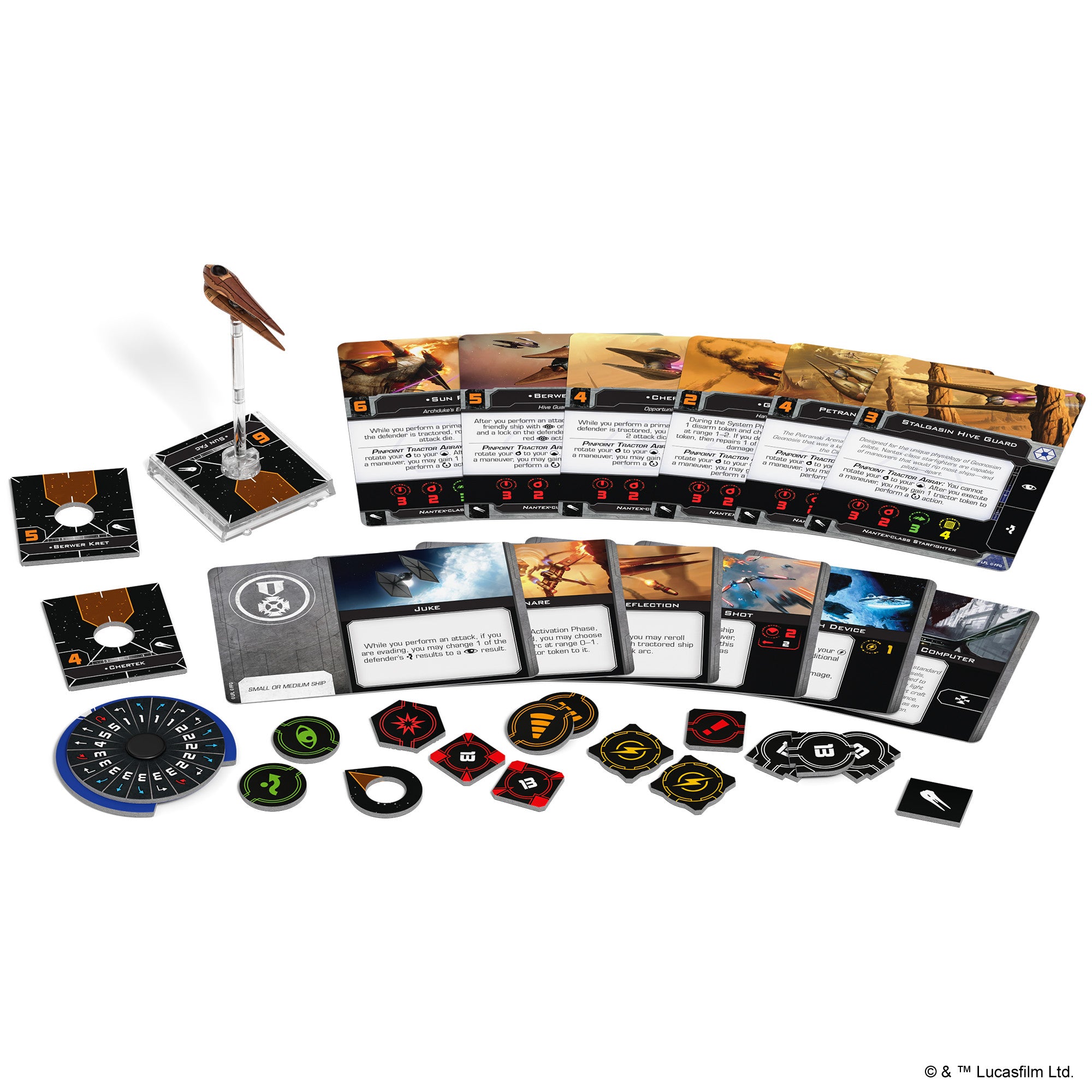 X-Wing 2nd Edition: Nantex-Class Starfighter Expansion Pack for Star Wars Tabletop Game - Perfect for Space Combat Scenarios and Collector Displays