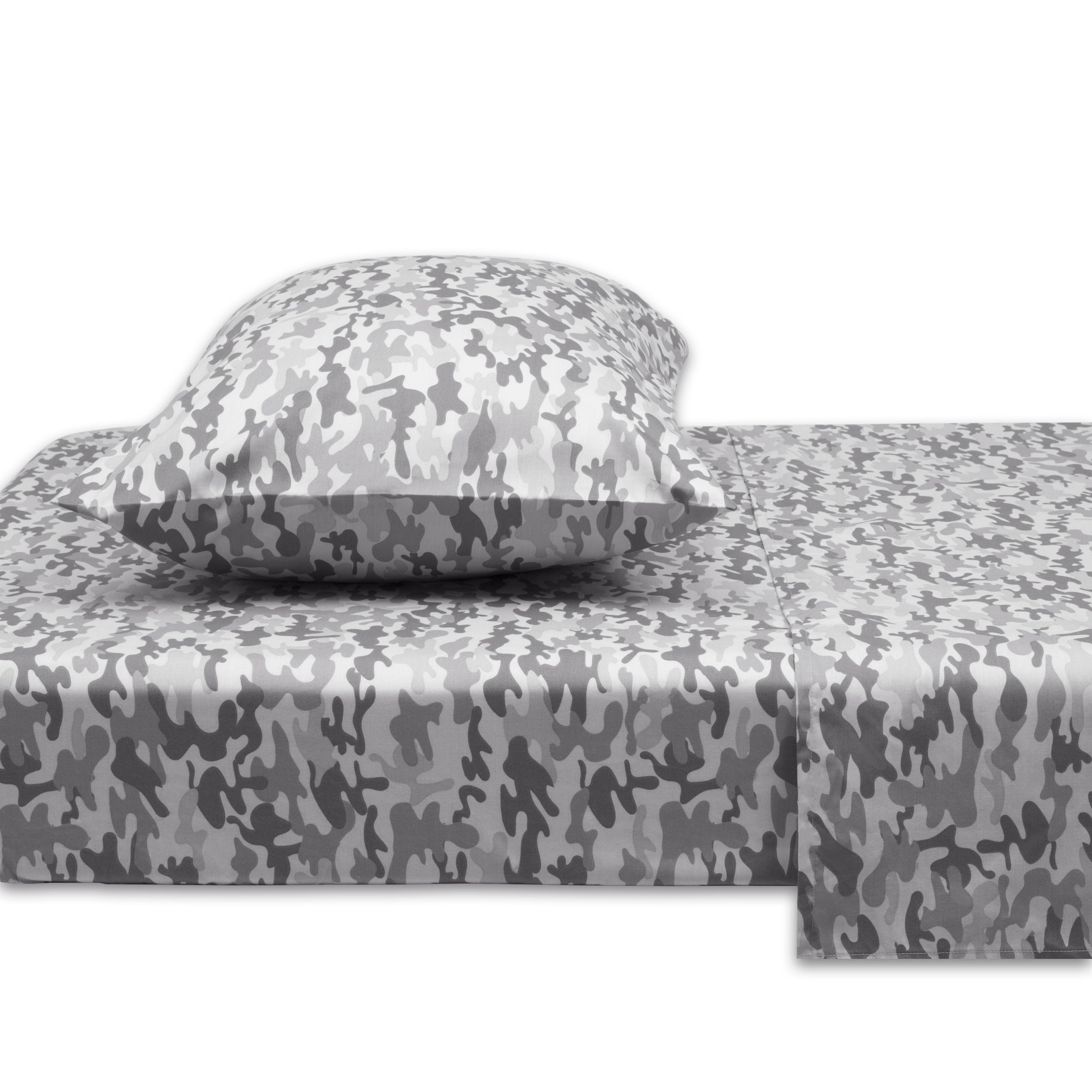 Camouflage 3-Piece Twin Sheet Set - Soft Breathable Bedding for Kids & Teens - Perfect for Hunting, Camping & Outdoor Themed Bedrooms