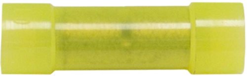 10 Pack of 12-10 AWG Yellow Butt Connectors - Electrical Wire Terminals for Automotive, Marine & Home Wiring Projects