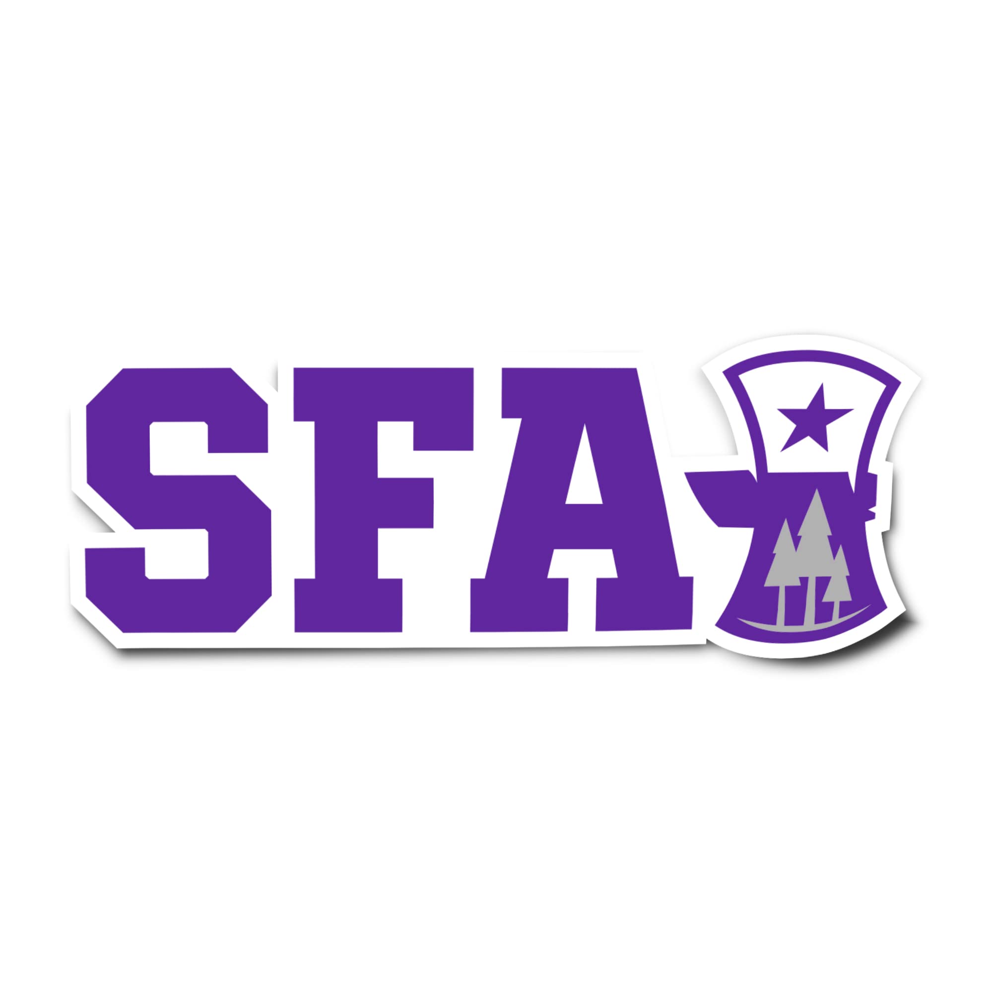 SFASU Lumberjacks Vinyl Decal Sticker - Desert Cactus Design for Laptop, Water Bottle, Car & Scrapbook - Stephen F. Austin State University Decorative Stickers (Pack of 10) - Perfect for School Spirit, College Pride & DIY Crafts