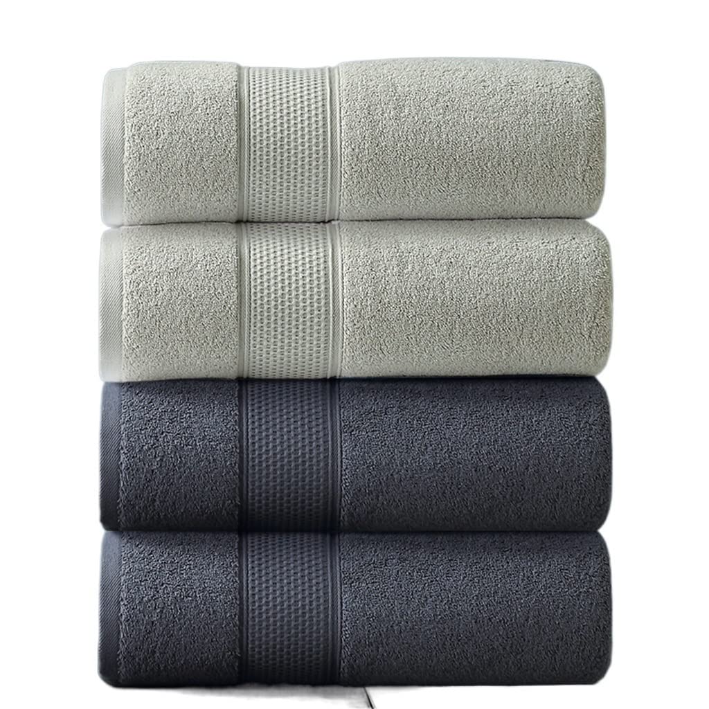 Premium Cotton Hotel Towel Set - Soft & Absorbent Bath, Face & Hair Towels for Home & Spa Use - Ideal for Luxury Bathroom, Guest House & Travel Essentials