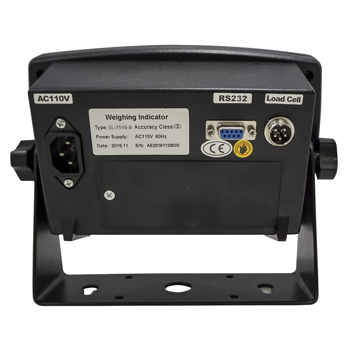 SellEton SL-7516-B Digital Weight Indicator - Bright LCD Display, 1-Port Connection with Included Cable - Compatible with Floor Scales & Truck Scales | Accurate Measurement for Warehouses, Shipping & Industrial Use