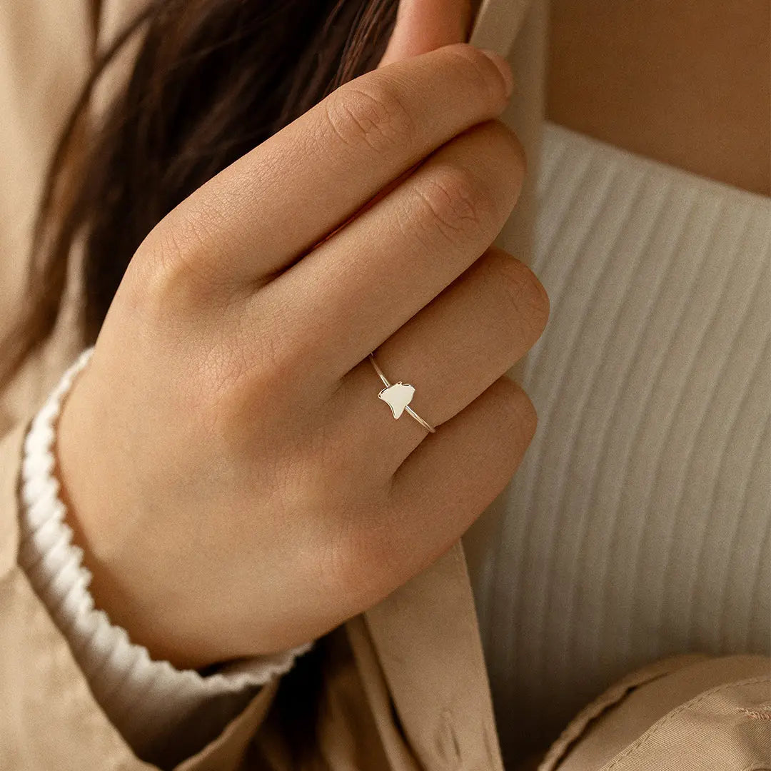 Original Tasmanian Handmade Silver Ring - Unique Nature Inspired Jewelry for Women - Perfect for Weddings, Anniversaries & Special Occasions