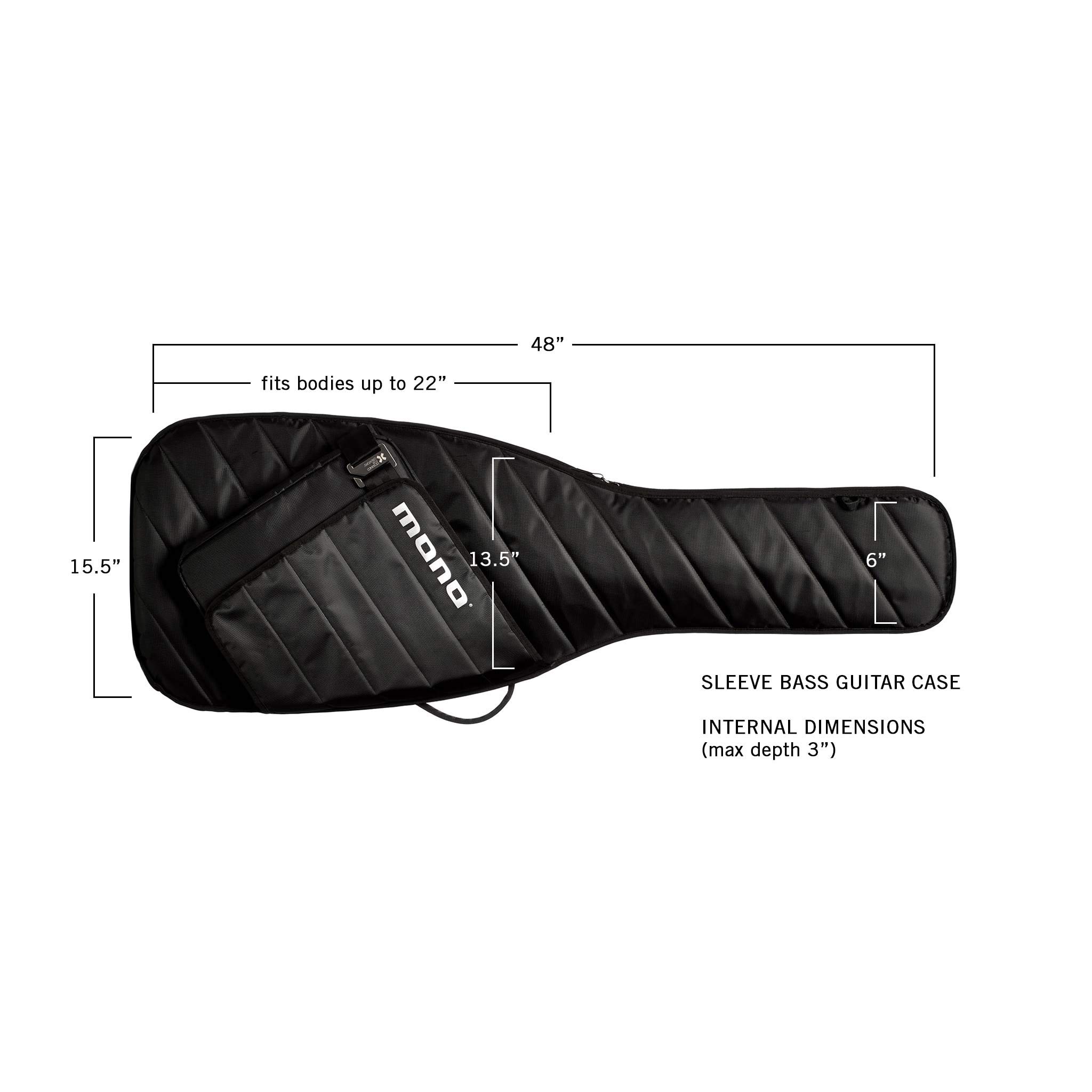 M80 Sleeve Electric Guitar Case - Black | Lightweight & Durable Hard Shell Protection | Perfect for Gigging, Travel & Stage Performances